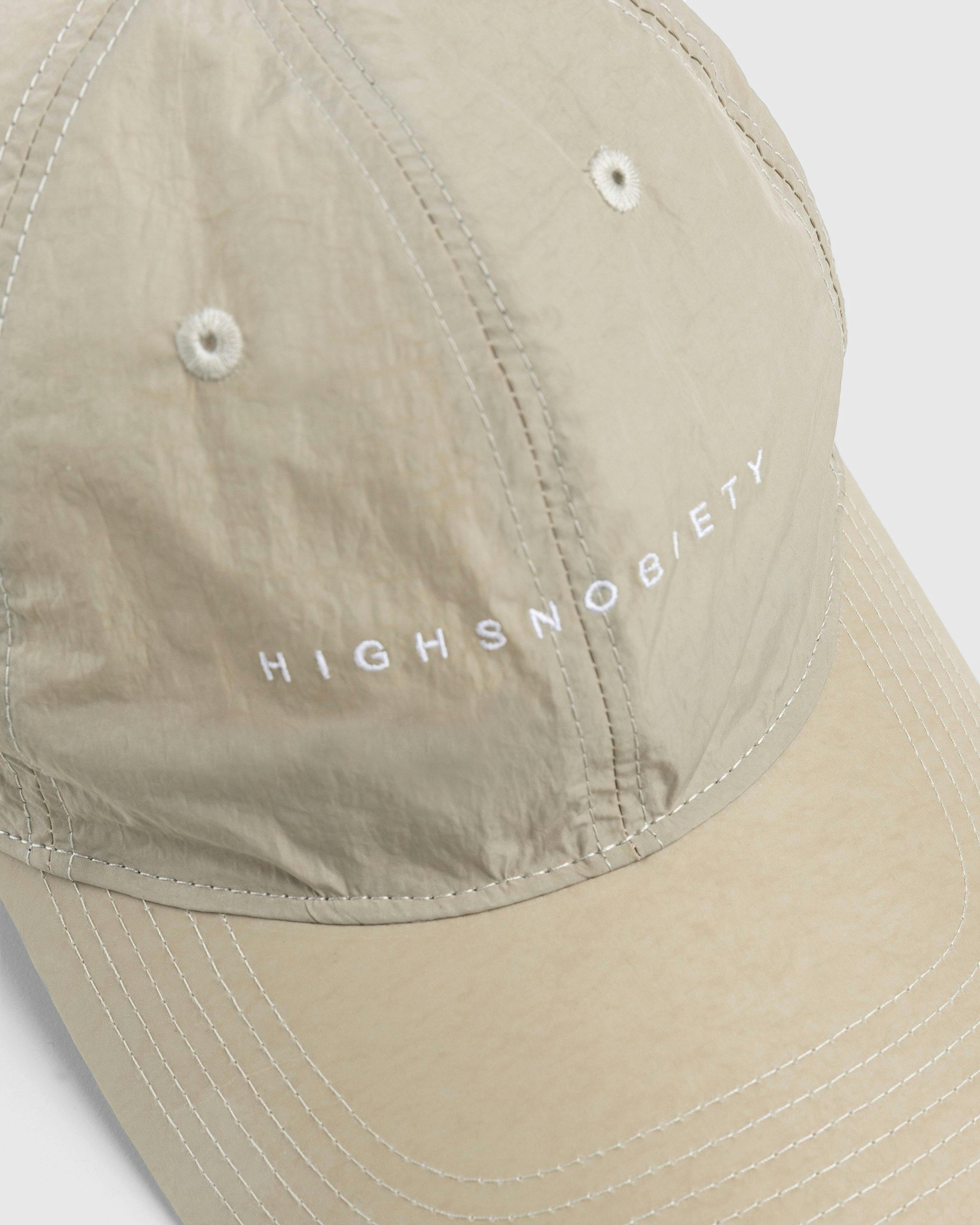 Highsnobiety - Nylon Ball Cap Beige - Accessories - Beige - Image 4