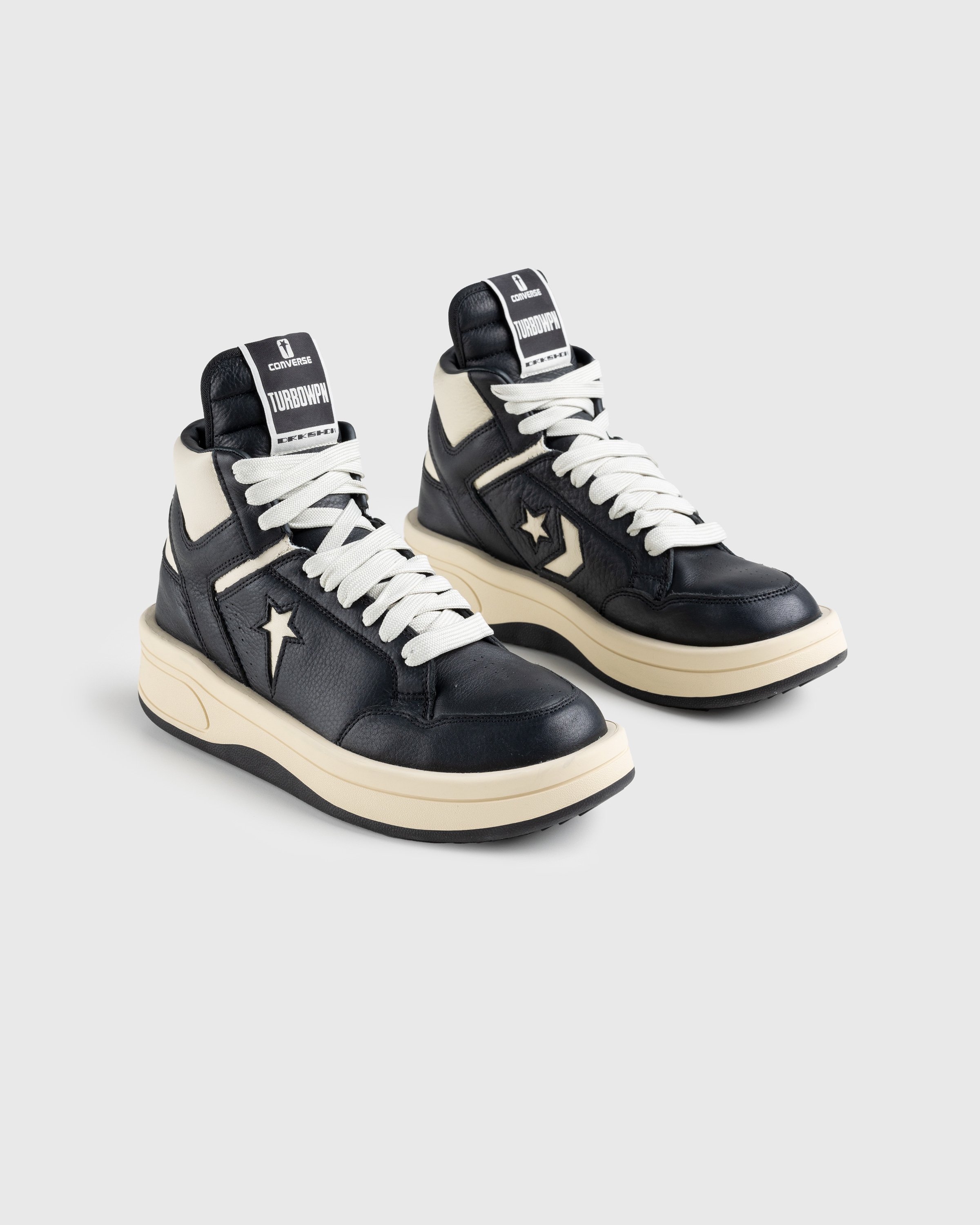 Converse x DRKSHDW - TURBOWPN Black/Cream/Egret - Footwear - Black - Image 3
