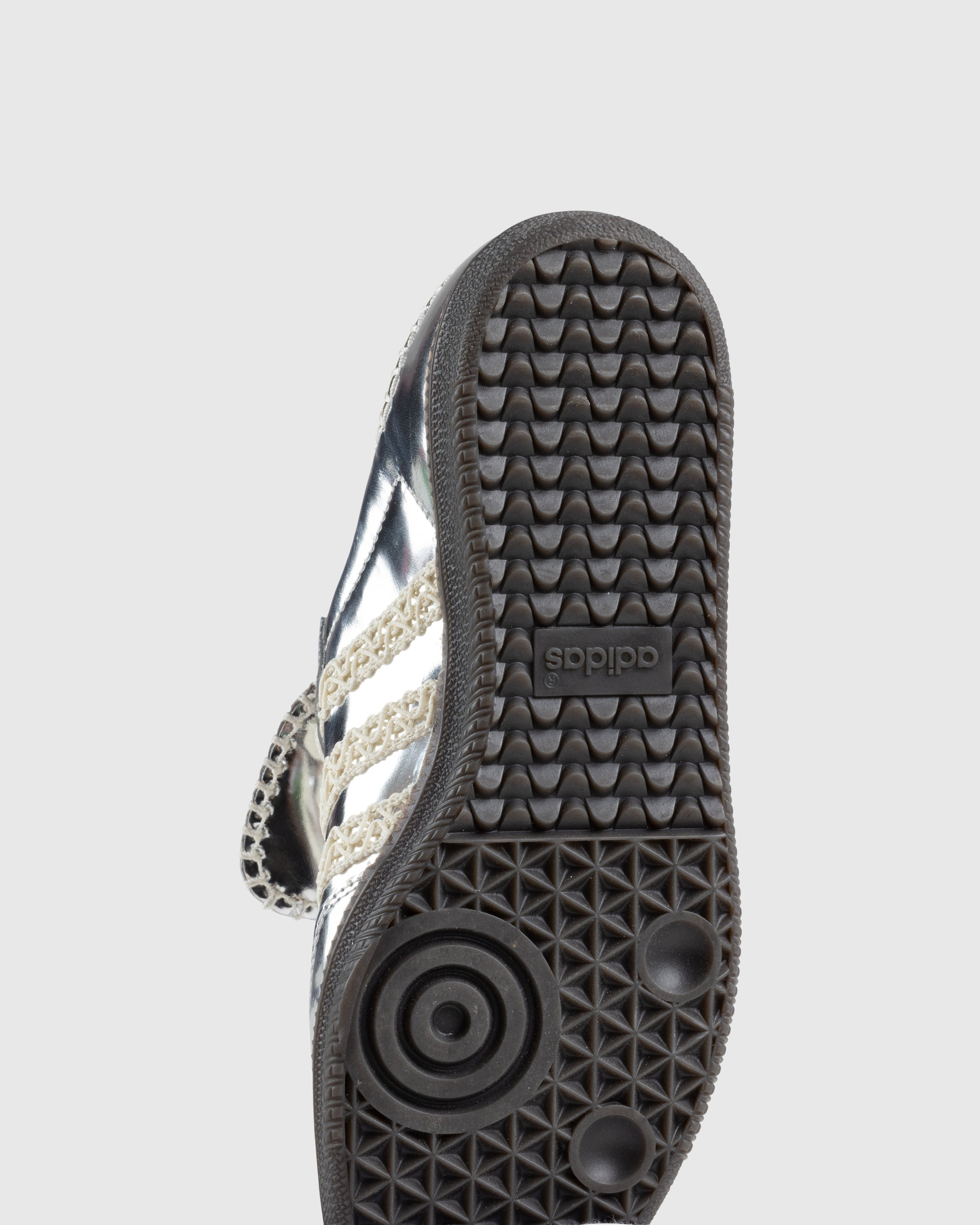 Adidas x Wales Bonner - Samba Metallic Silver/Cream White/Grey - Footwear - Silver - Image 6