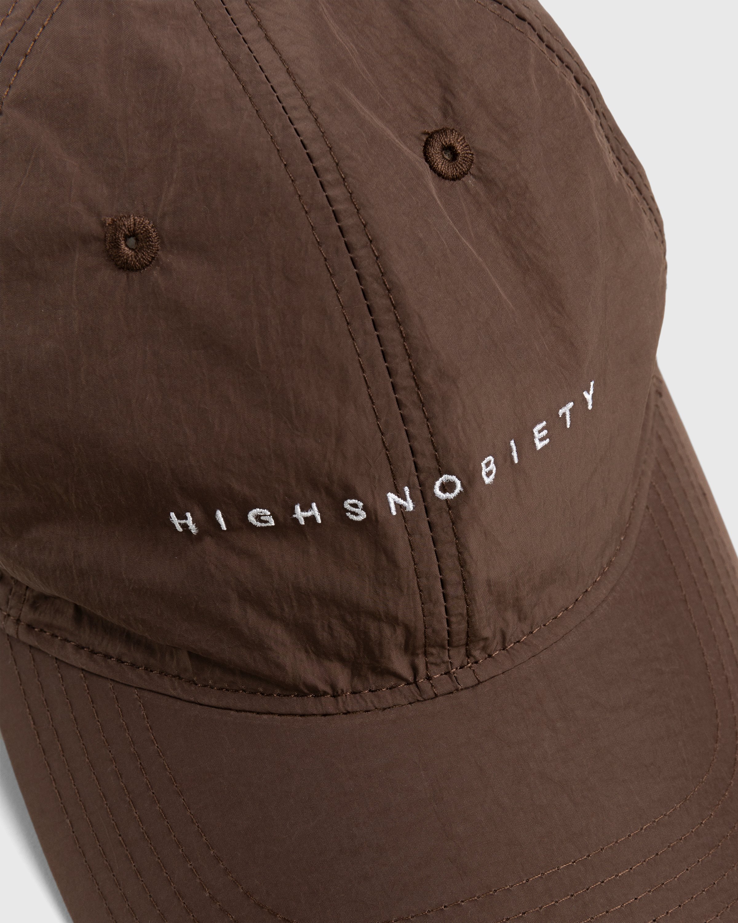Highsnobiety - Nylon Ball Cap Dark Brown - Accessories - Brown - Image 5