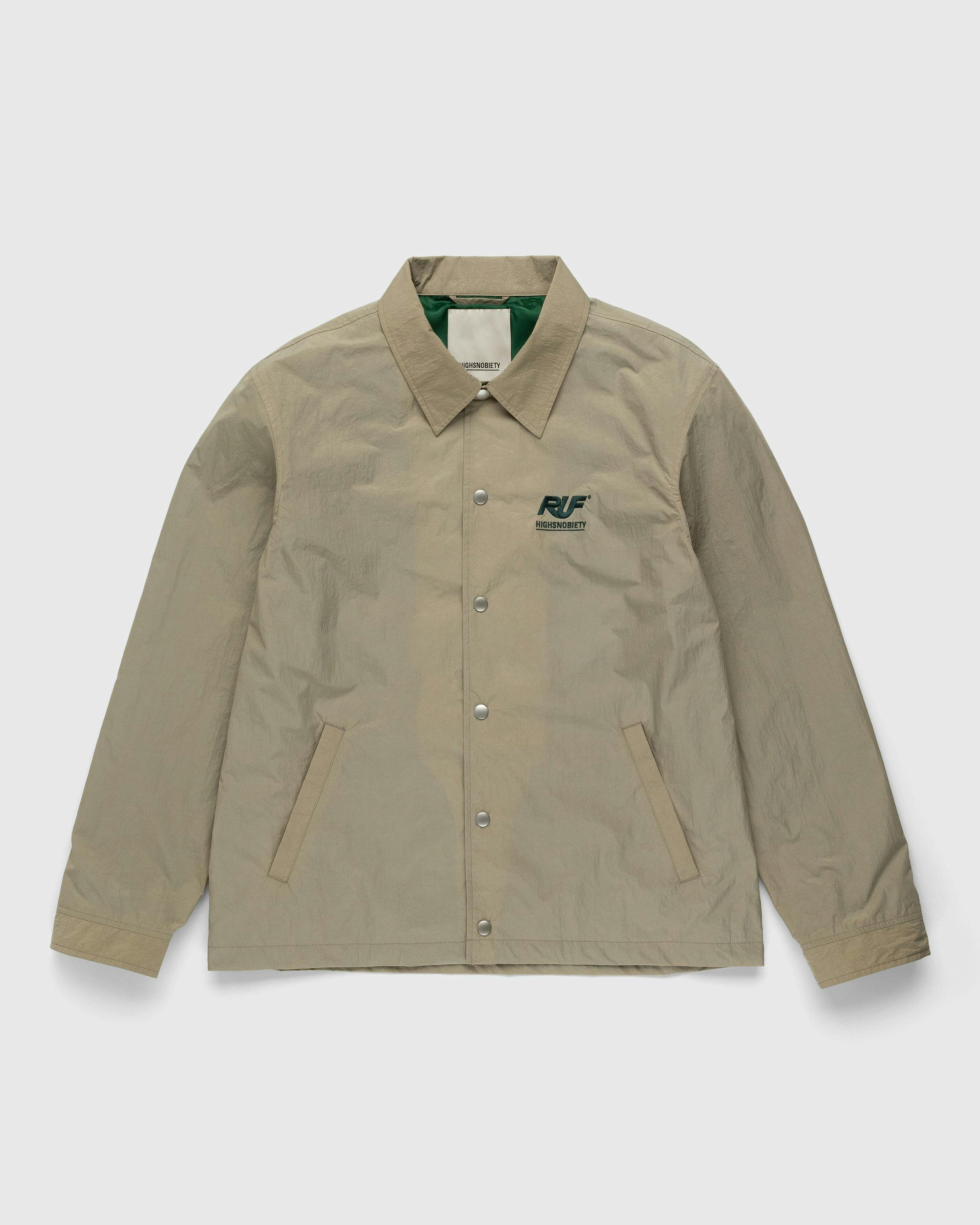 RUF x Highsnobiety - Coach Jacket Light Beige - Clothing - Beige - Image 2