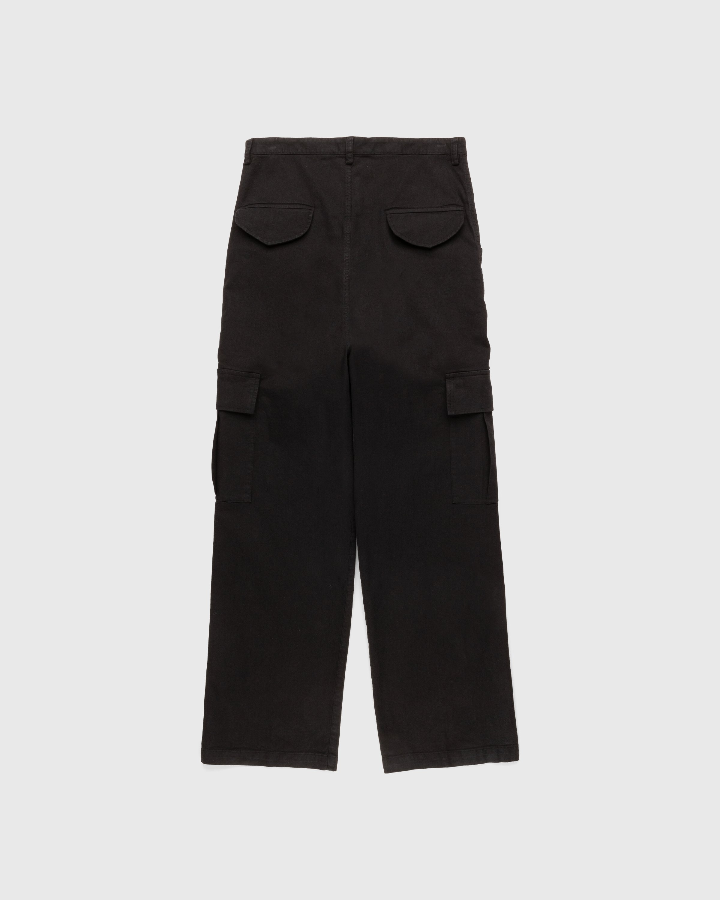 Winnie New York - Linen Cargo Pants Black - Clothing - Black - Image 2