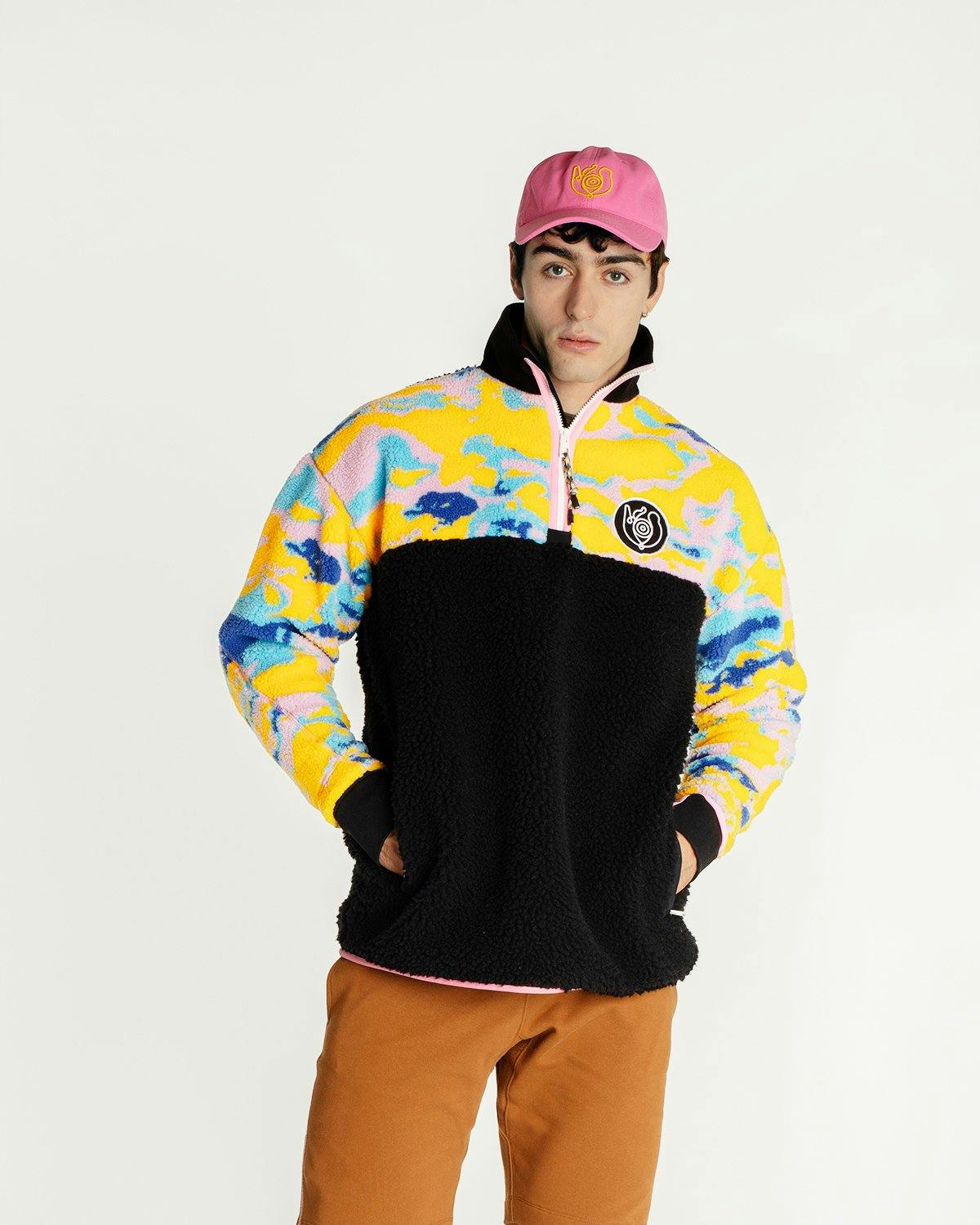 Loewe - Fleece Zip Sweater Multicolor - Clothing - Multi - Image 2