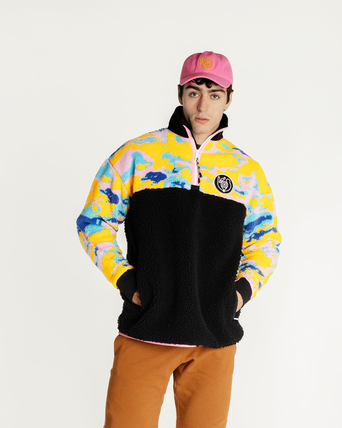 Loewe - Fleece Zip Sweater Multicolor - Clothing - Multi - Image 2