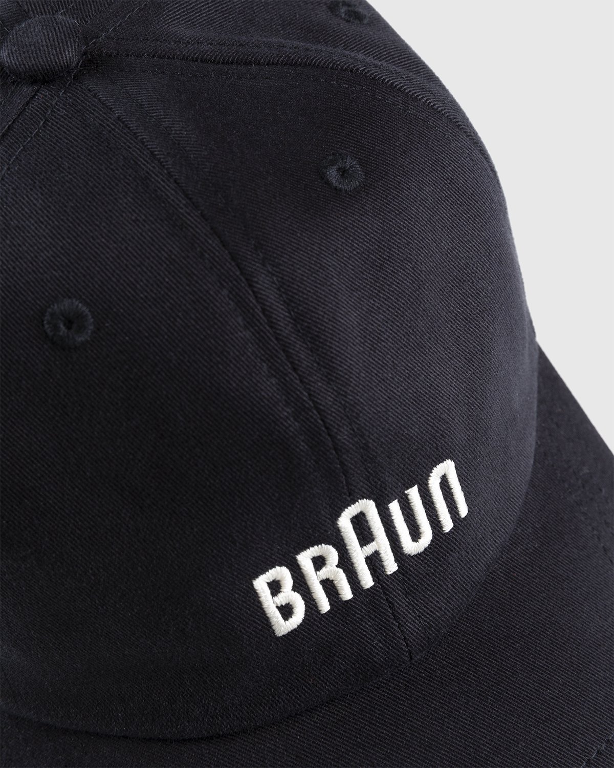 BRAUN x Highsnobiety - Logo Cap Black - Accessories - Black - Image 4