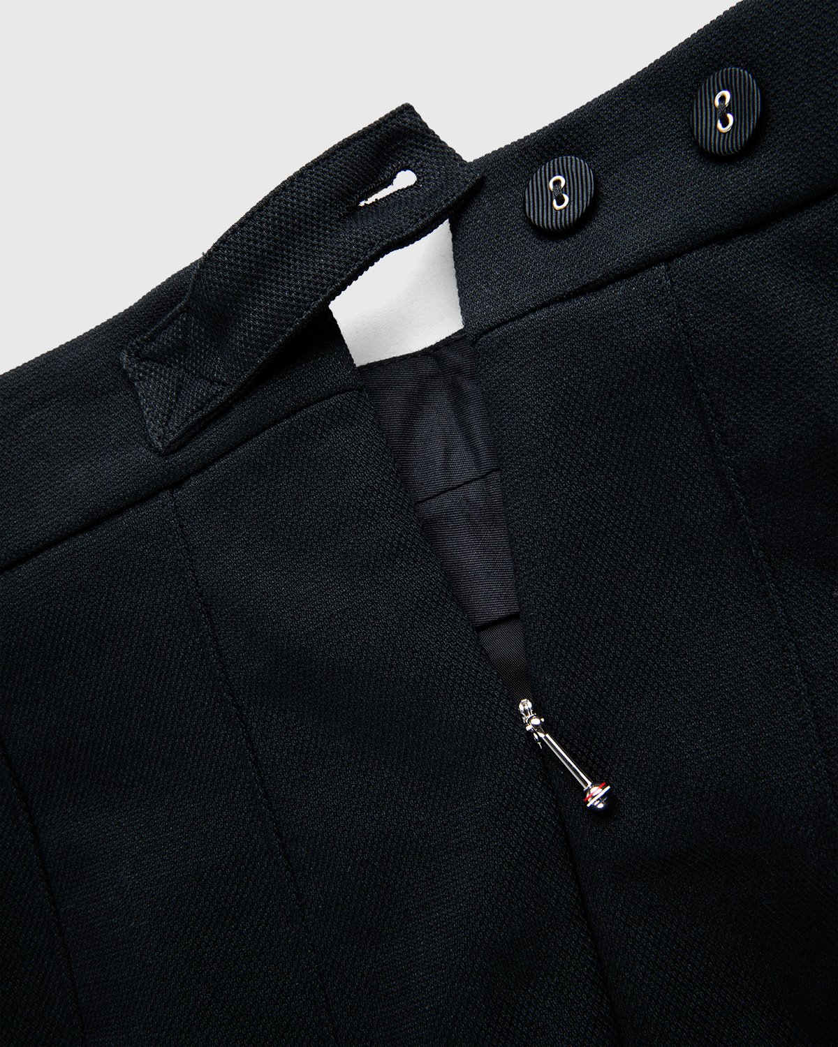 Thom Browne x Highsnobiety - Men's Pleated Mesh Skirt Black - Clothing - Black - Image 6