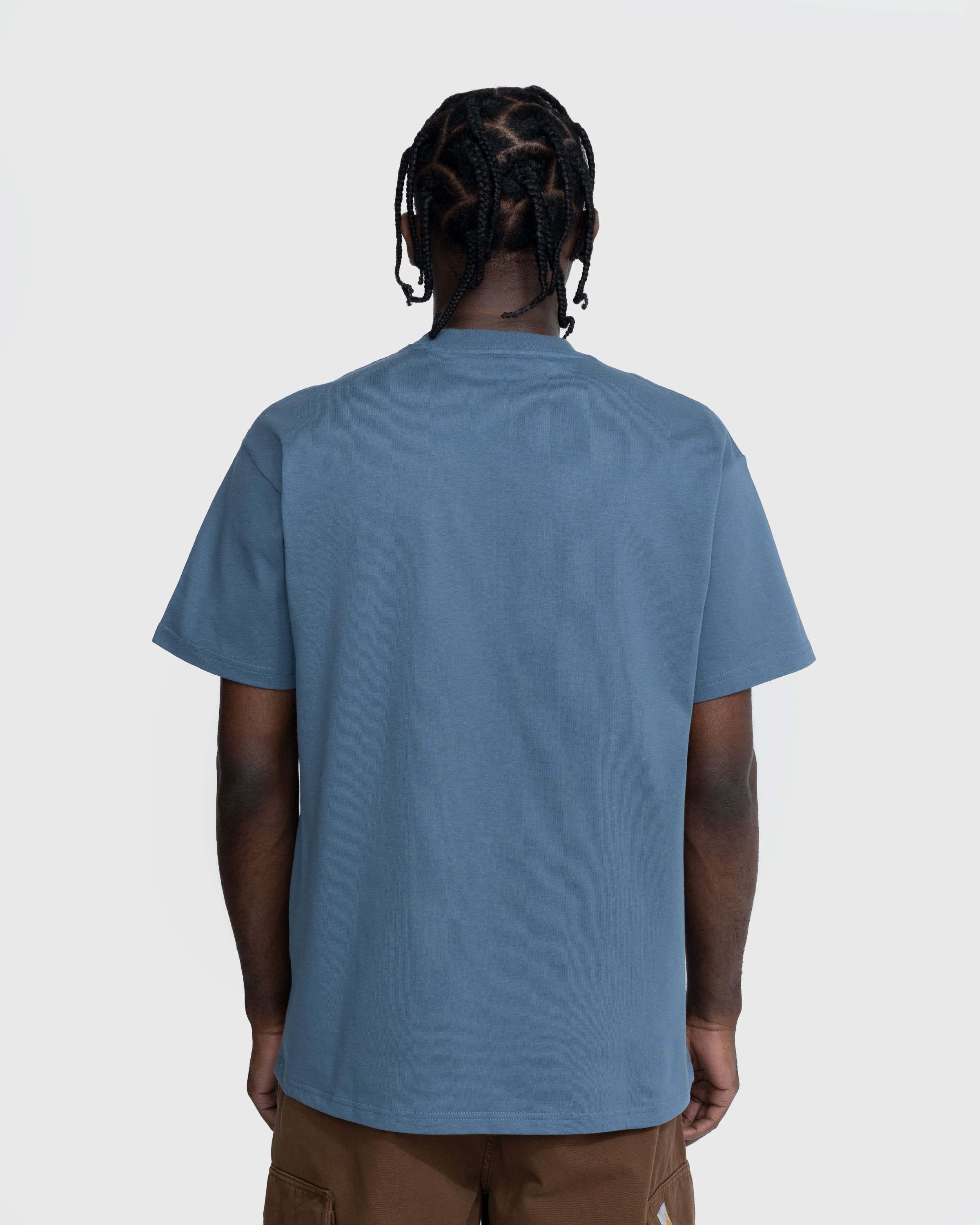 Carhartt WIP - Moving Service T-Shirt Storm Blue - Clothing - Blue - Image 3