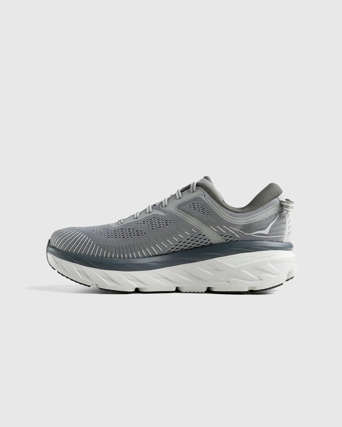 HOKA - M Bondi 7 Wild Dove Dark Shadow - Footwear - Grey - Image 2