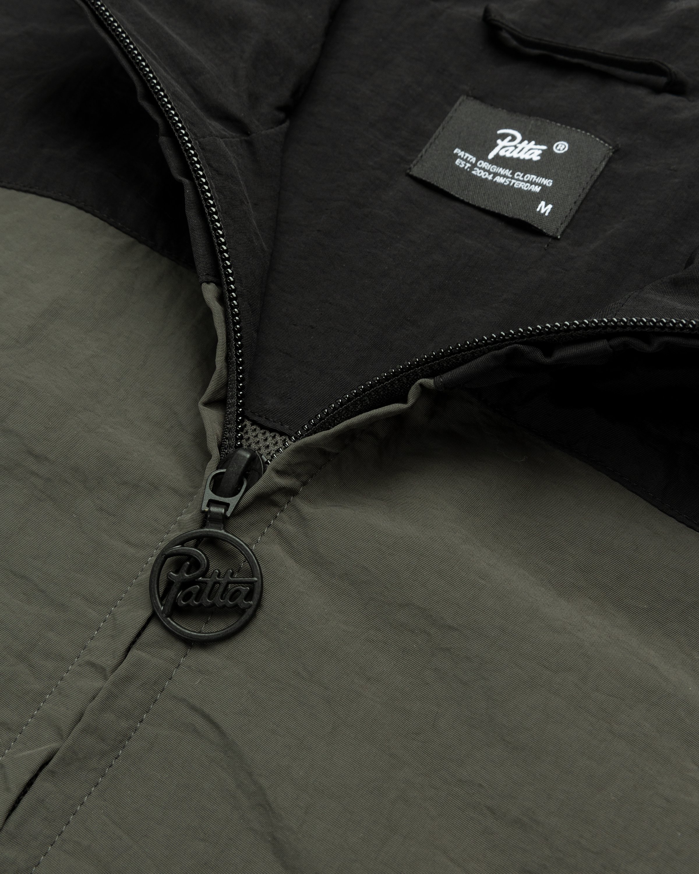Patta - Athletic Track Jacket Black/Charcoal Grey - Clothing - Black - Image 6