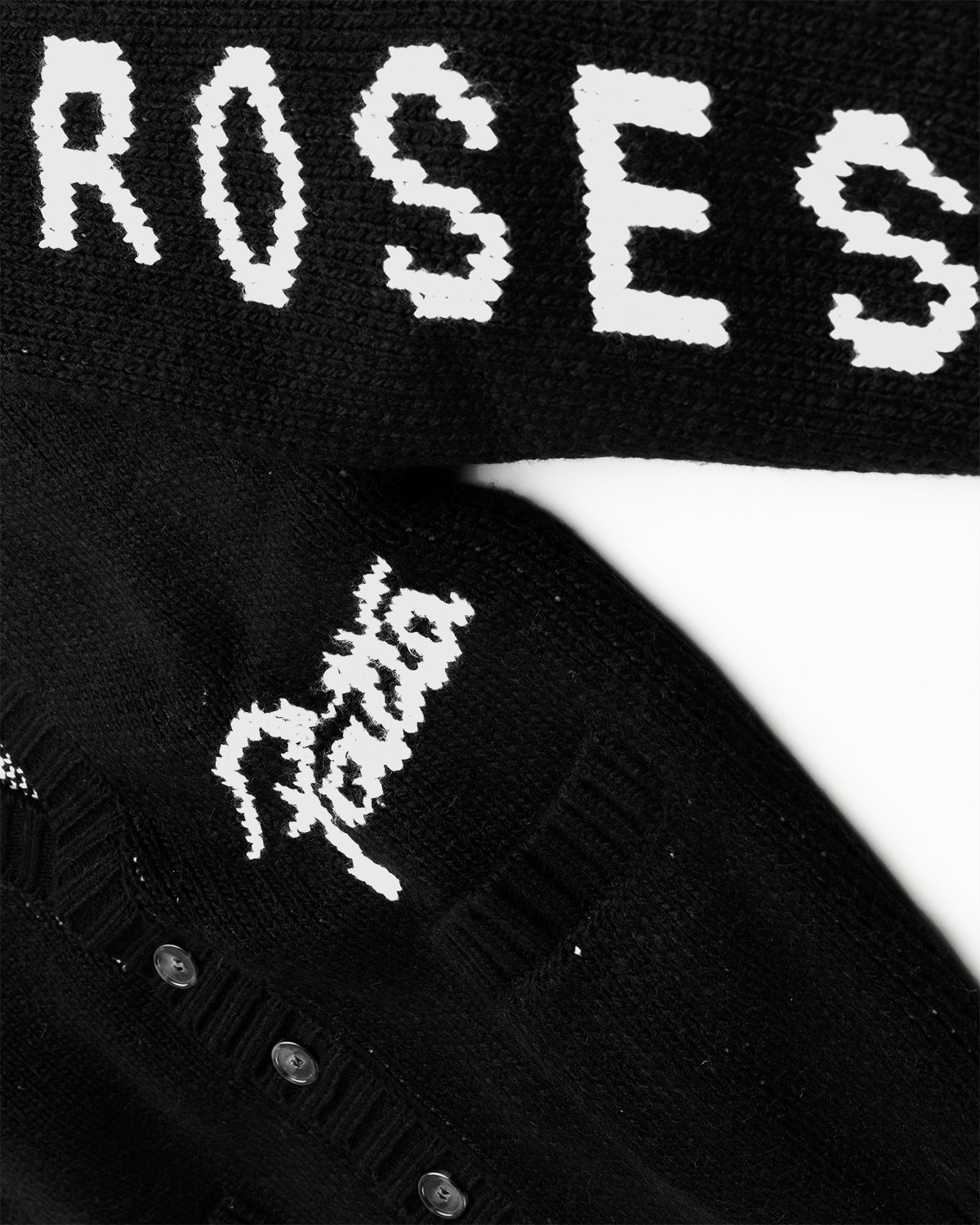 Patta - Roses Knitted Cardigan Black - Clothing - Black - Image 5