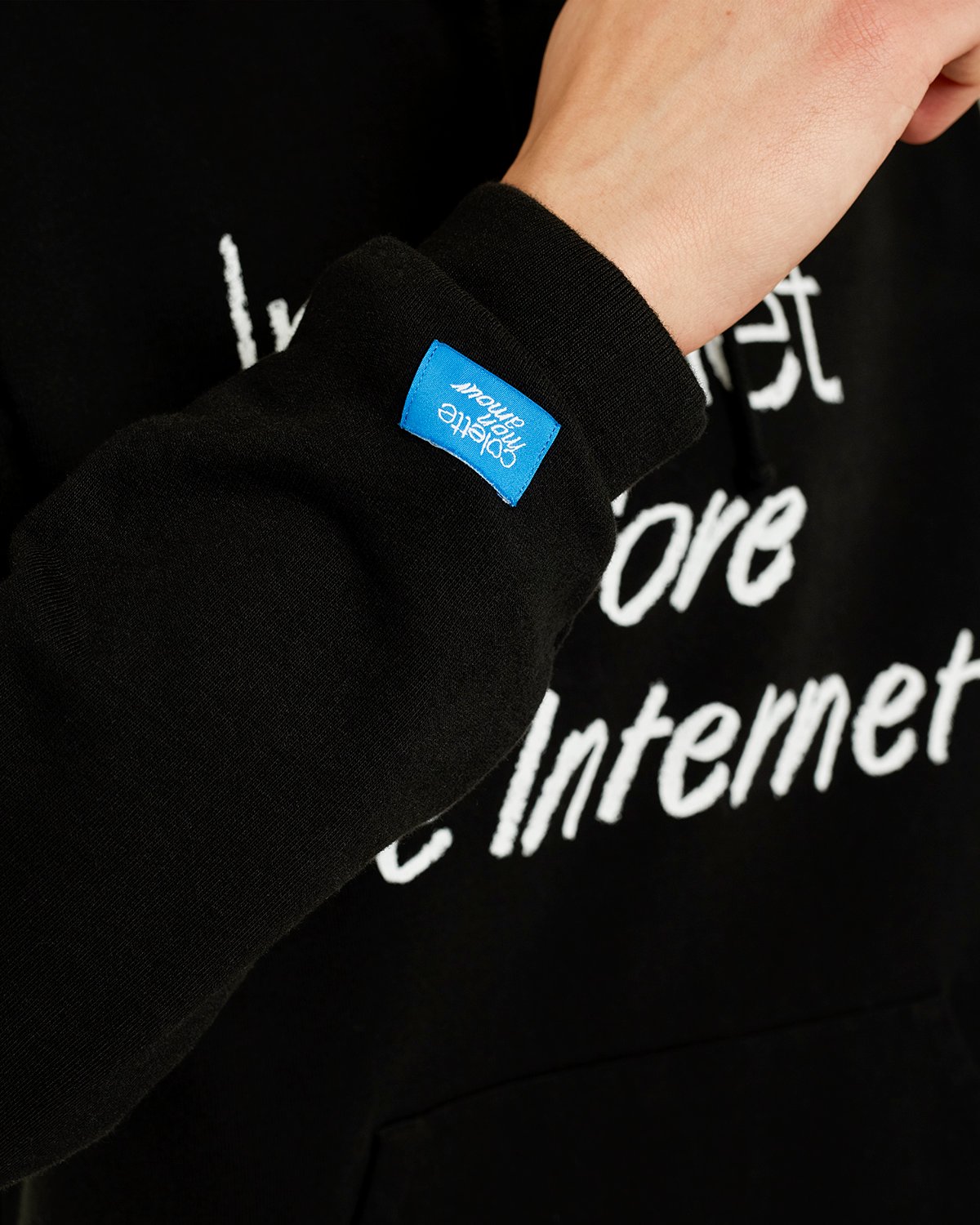 Colette Mon Amour - The Internet Before The Internet Hoodie Black - Clothing - Black - Image 3