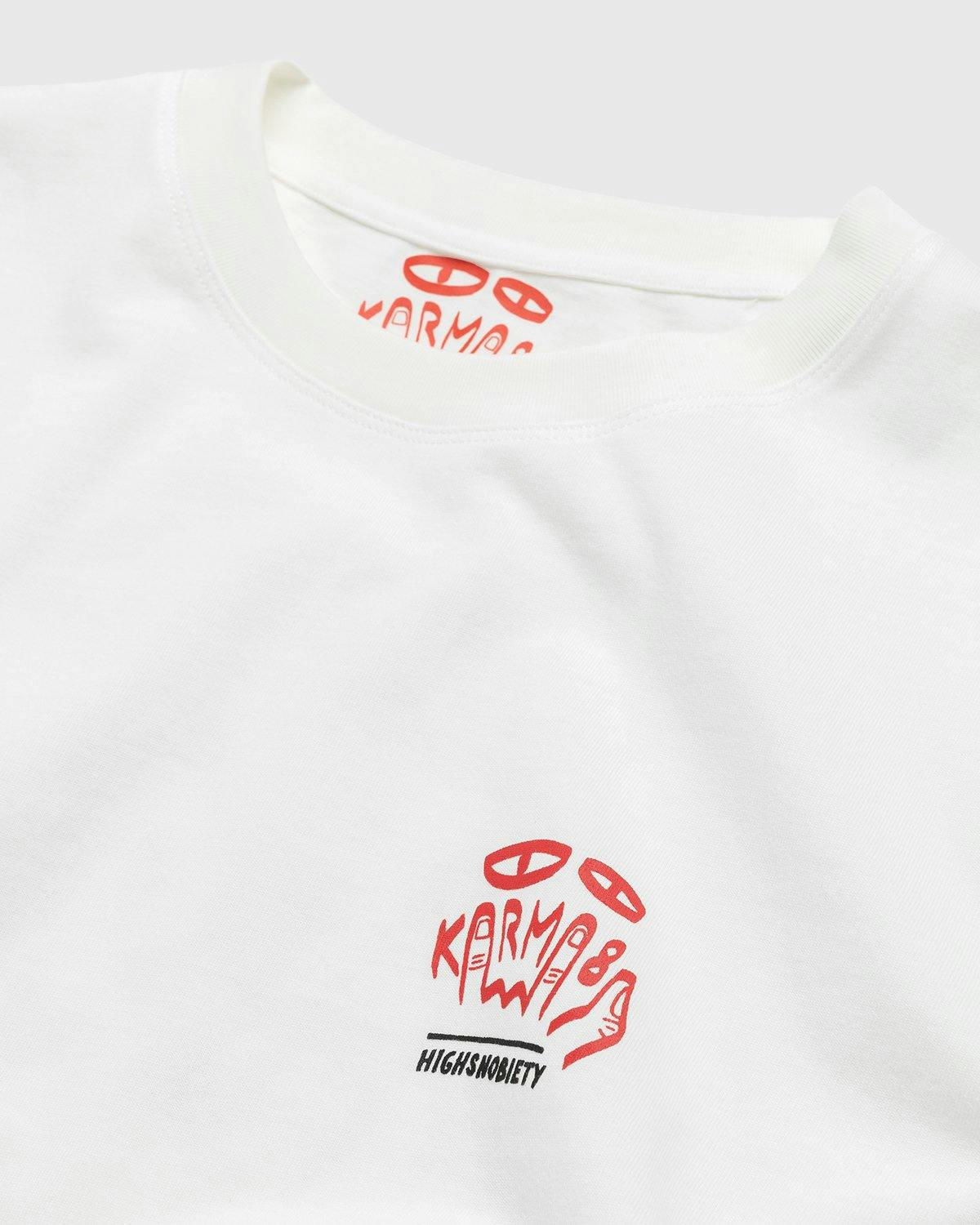 KARMA8A x Highsnobiety - HS Sports High T-Shirt White - Clothing - White - Image 4