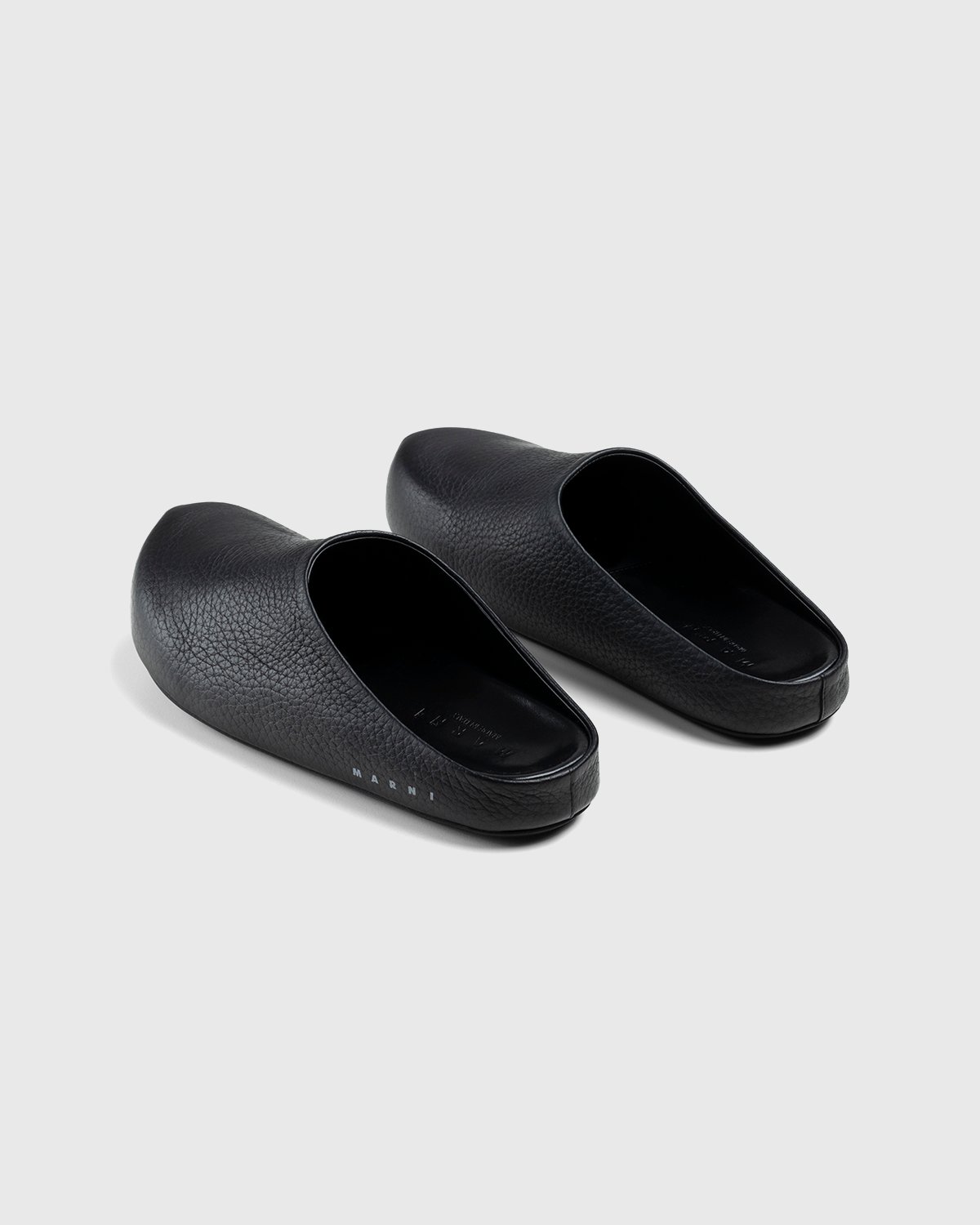 Marni - Calf Leather Mules Black - Footwear - Black - Image 4