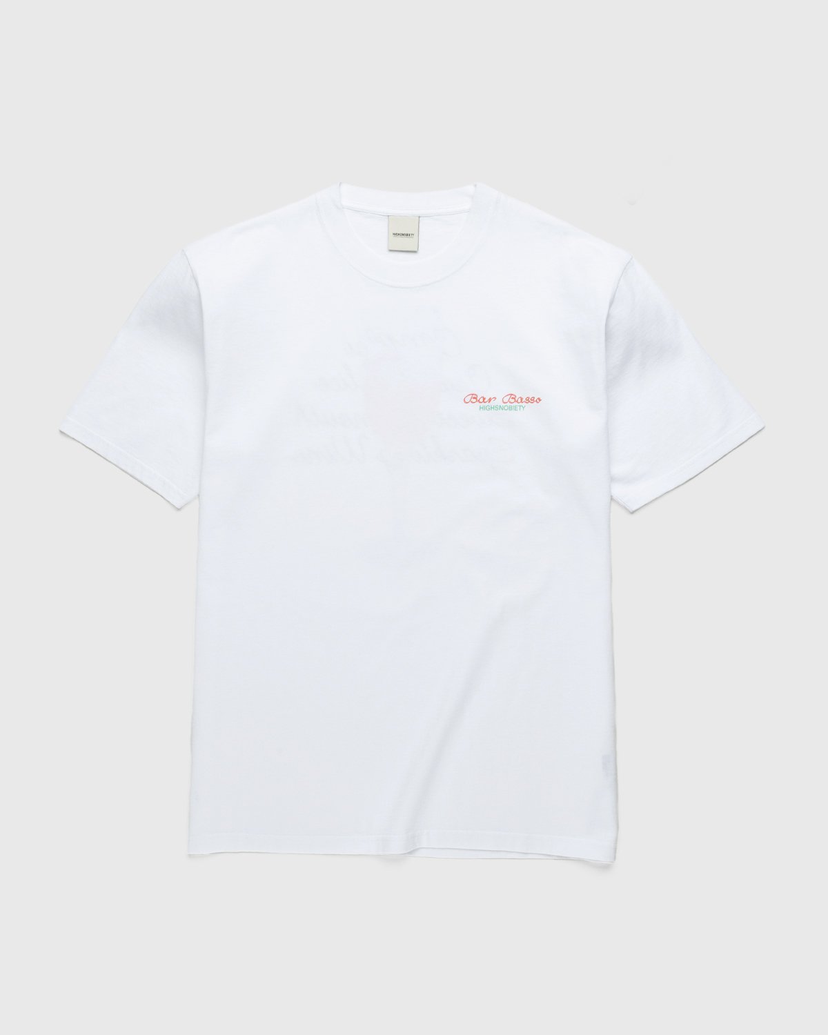 Bar Basso x Highsnobiety - Recipe T-Shirt White - Clothing - White - Image 2