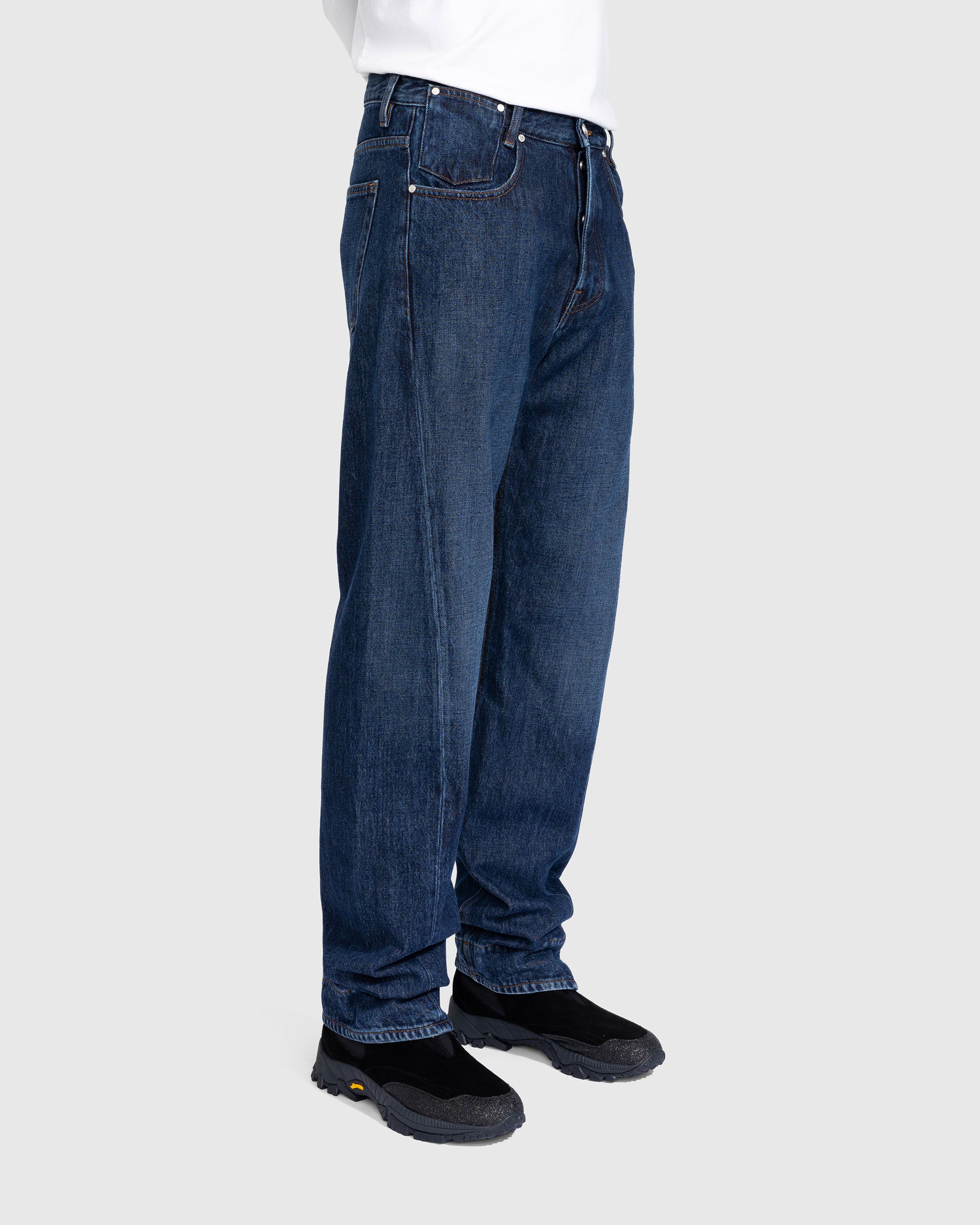 Trussardi - Five-Pocket Twisted Tapered Jeans Blue - Clothing - Blue - Image 3
