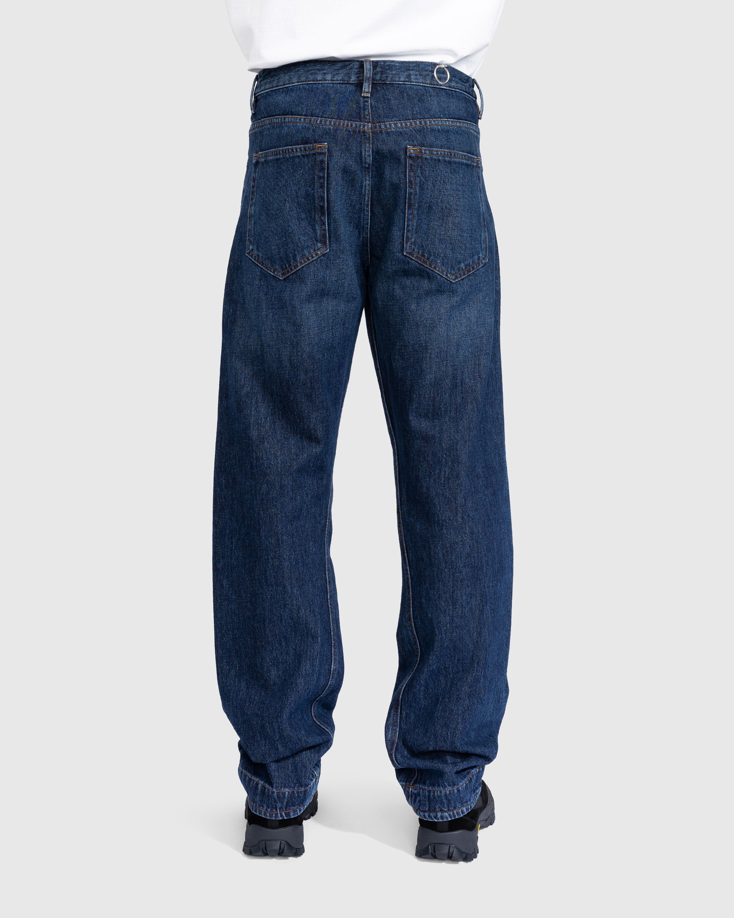 Trussardi - Five-Pocket Twisted Tapered Jeans Blue - Clothing - Blue - Image 4