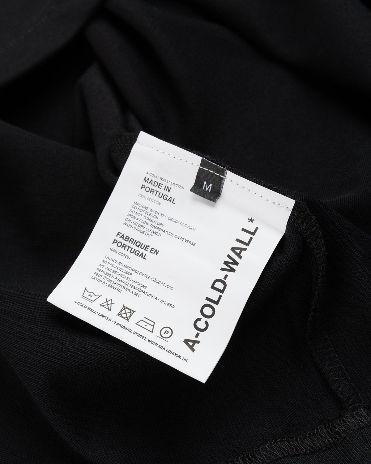 A-Cold-Wall* - Logo T-Shirt Black - Clothing - Black - Image 4