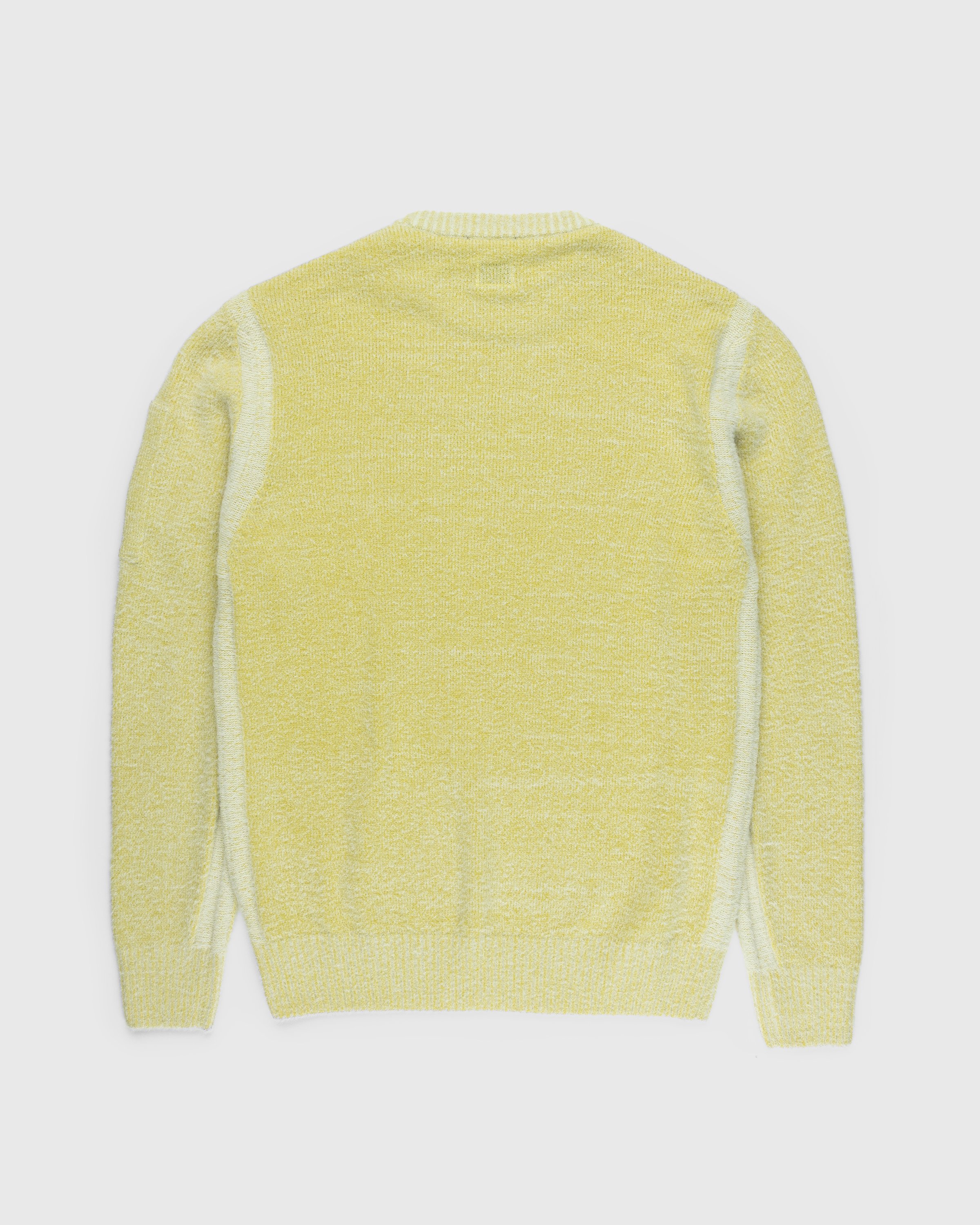 C.P. Company - Fleece Knit Jumper Yellow - Clothing - Yellow - Image 2