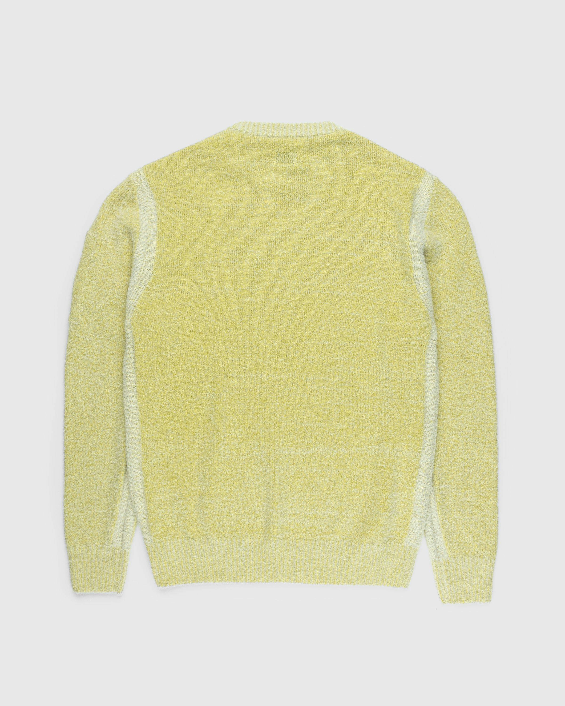 C.P. Company Fleece Knit Jumper Yellow Highsnobiety Shop