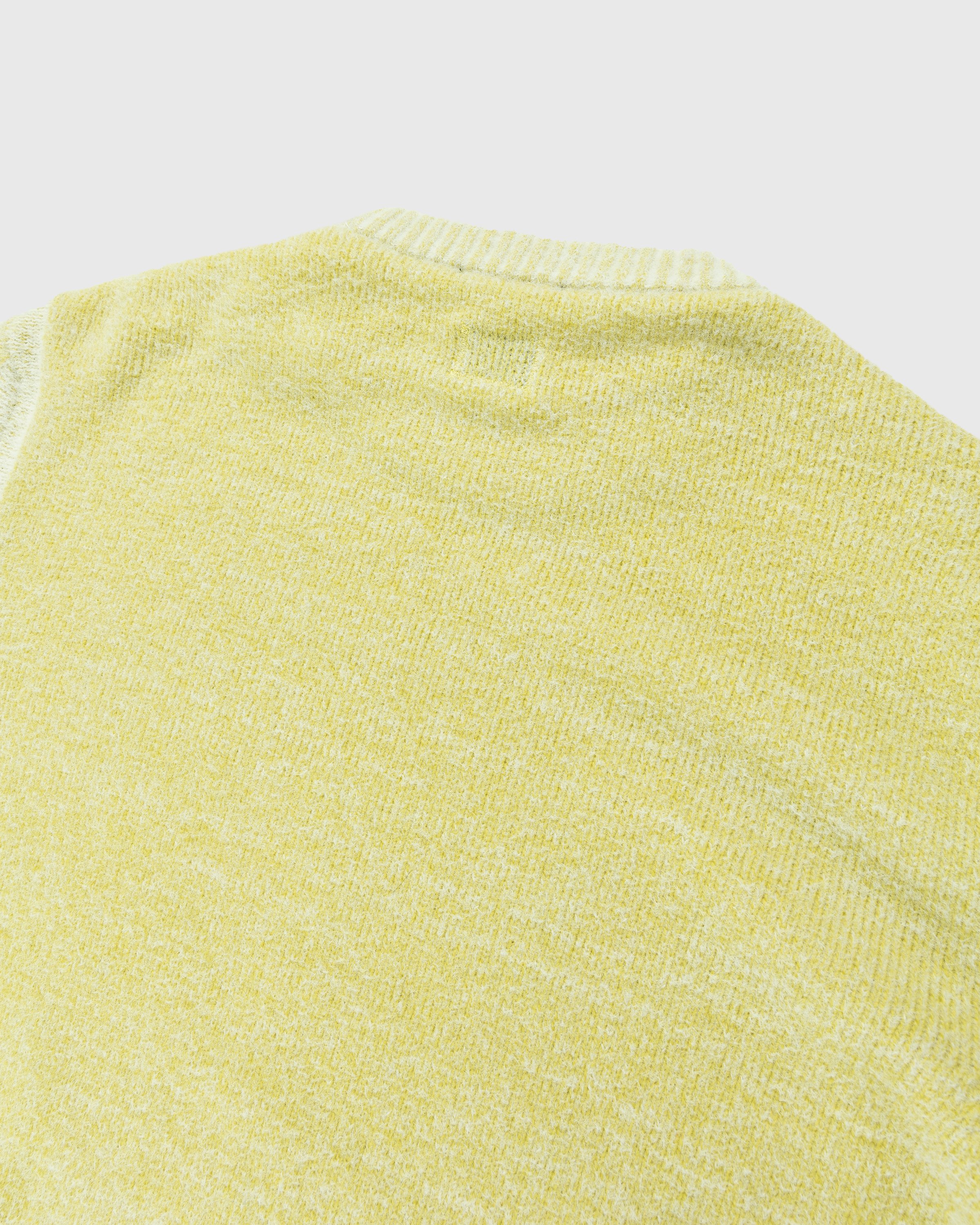 C.P. Company - Fleece Knit Jumper Yellow - Clothing - Yellow - Image 4