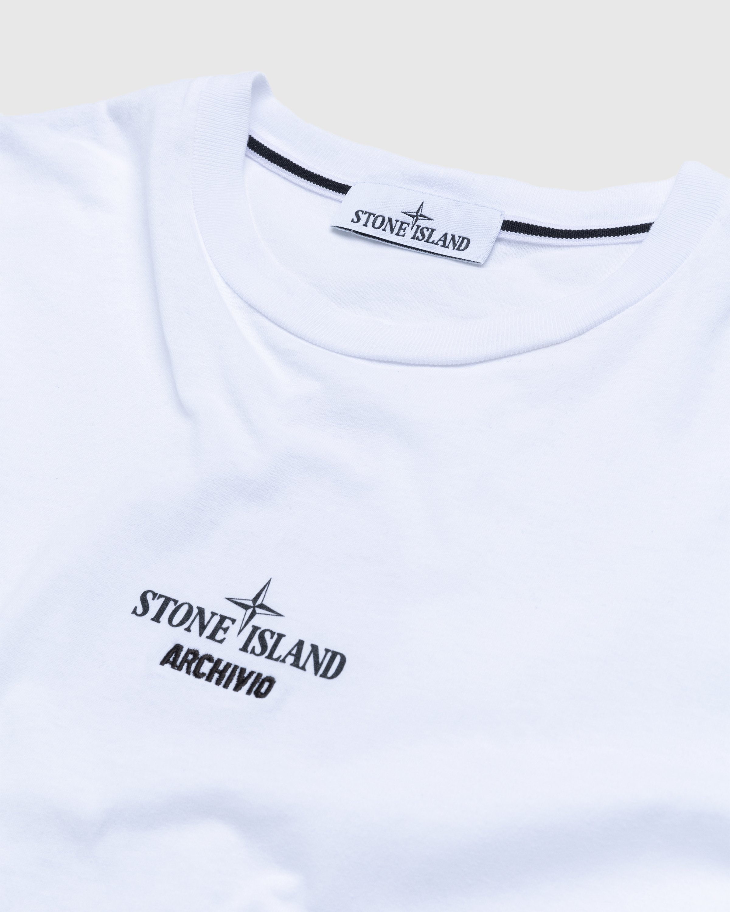 Stone Island - T-Shirt White 2NS91 - Clothing - White - Image 4
