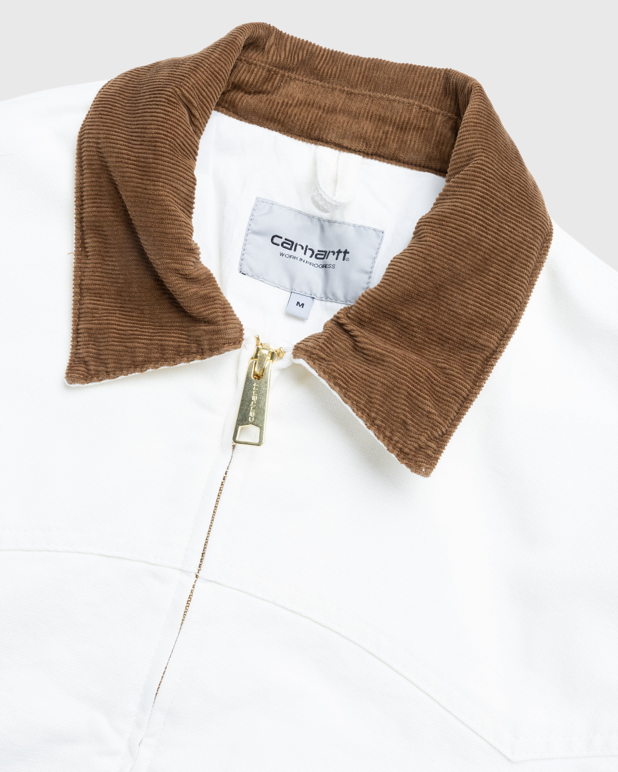 Carhartt WIP - OG Santa Fe Jacket Stonewashed Wax/Hamilton Brown - Clothing - Beige - Image 6