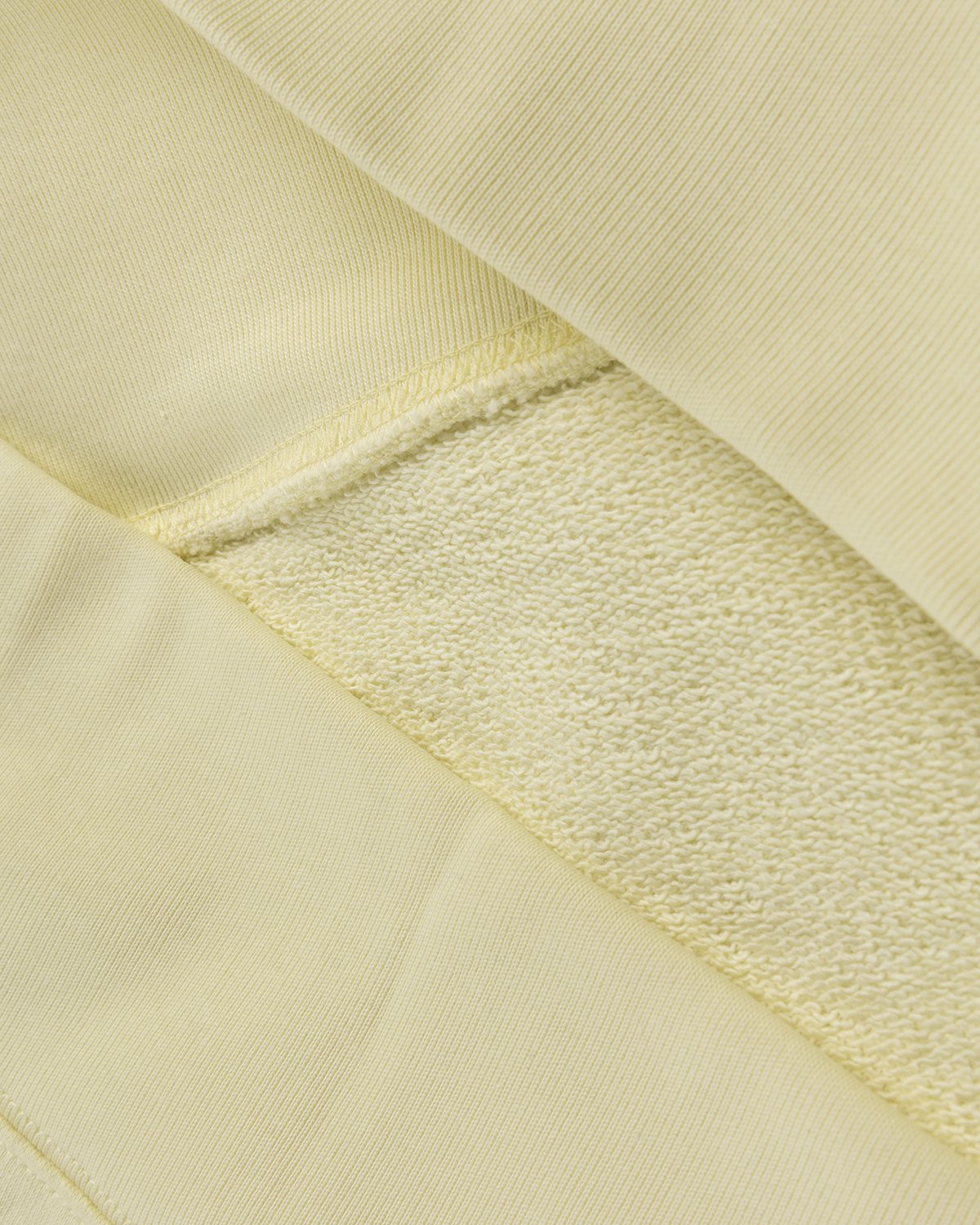 Acne Studios - Organic Cotton Hooded Sweatshirt Vanilla Yellow - Clothing - Yellow - Image 3