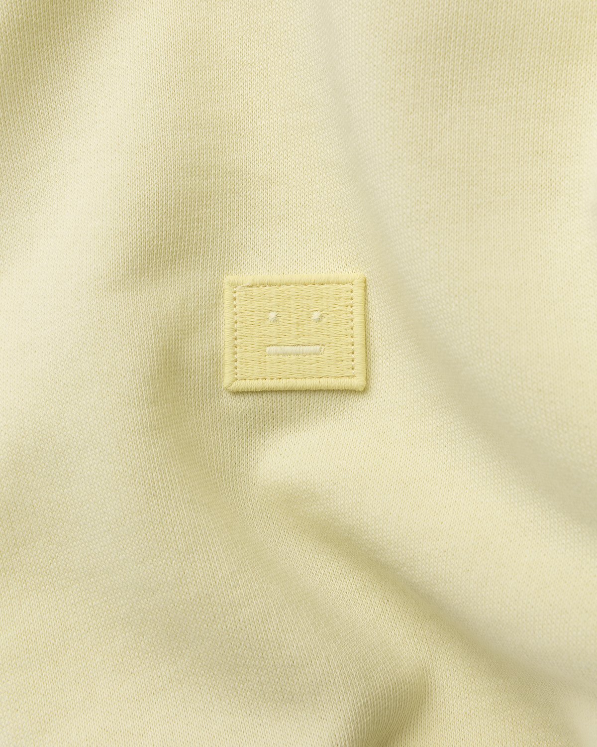 Acne Studios - Organic Cotton Hooded Sweatshirt Vanilla Yellow - Clothing - Yellow - Image 4