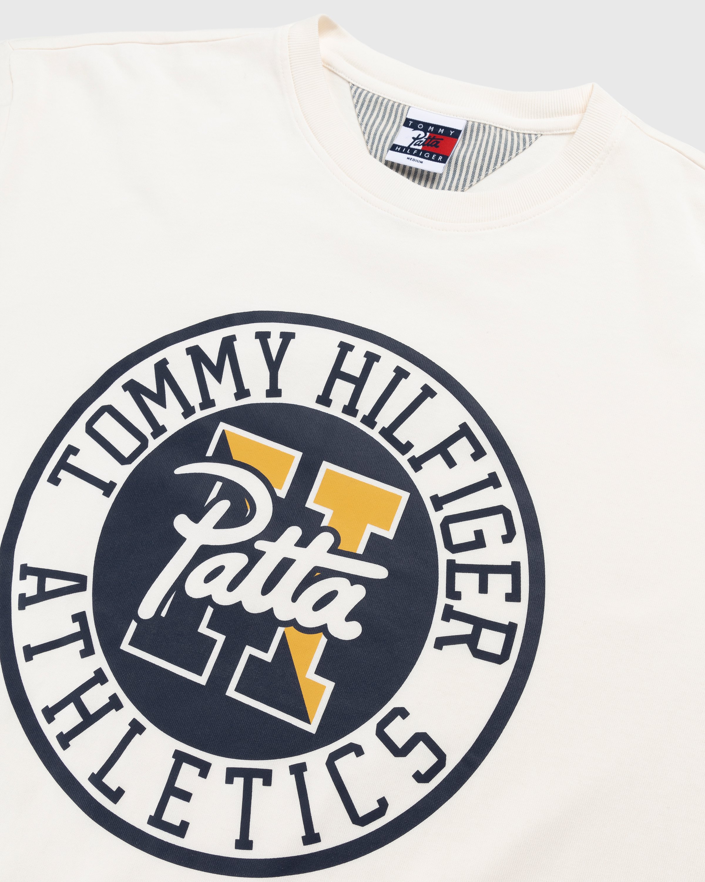 Patta x Tommy Hilfiger - Athletics T-Shirt Ancient White - Clothing - White - Image 3