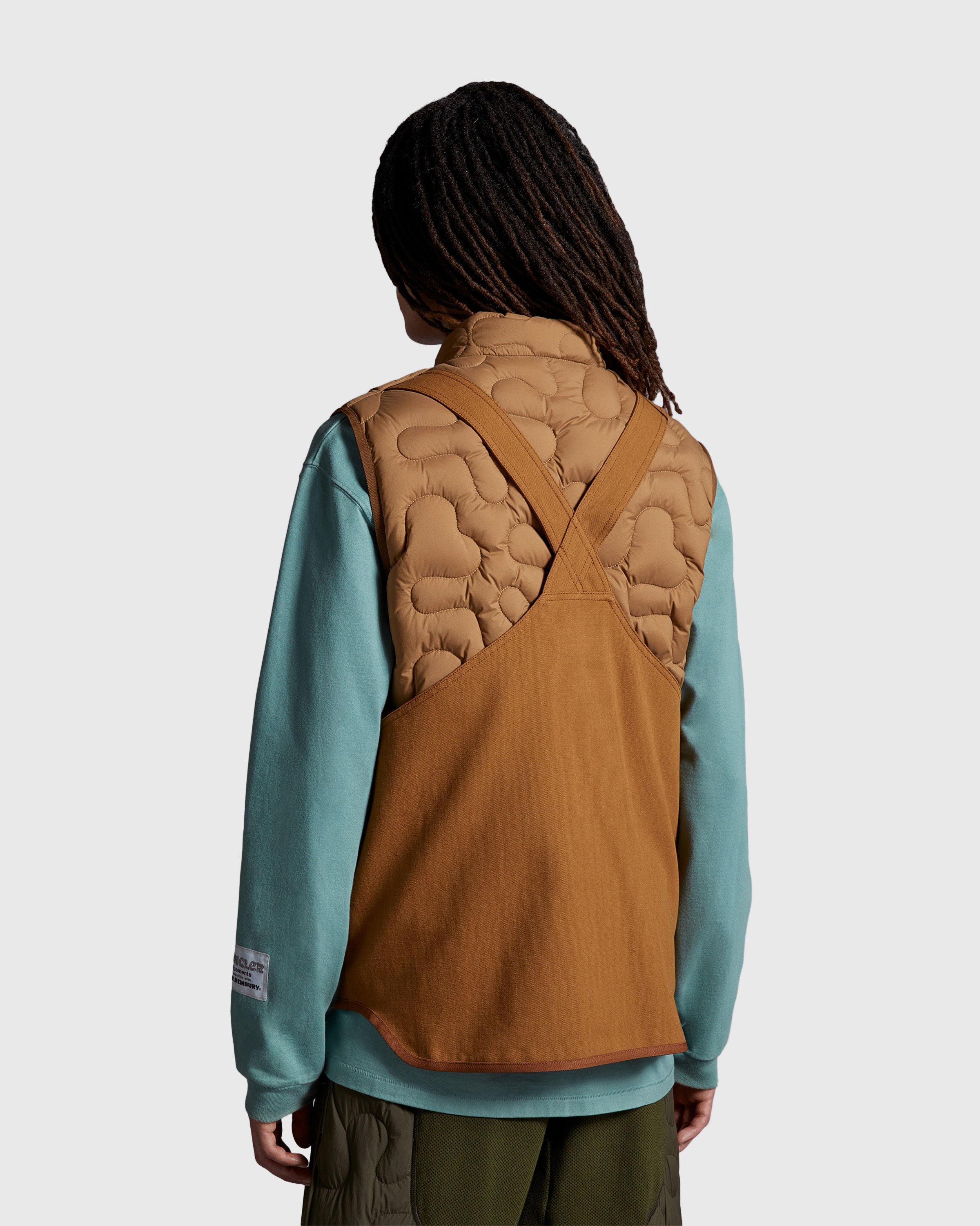 Moncler x Salehe Bembury - Sierpinski 3-in-1 Vest Brown - Clothing - Brown - Image 3