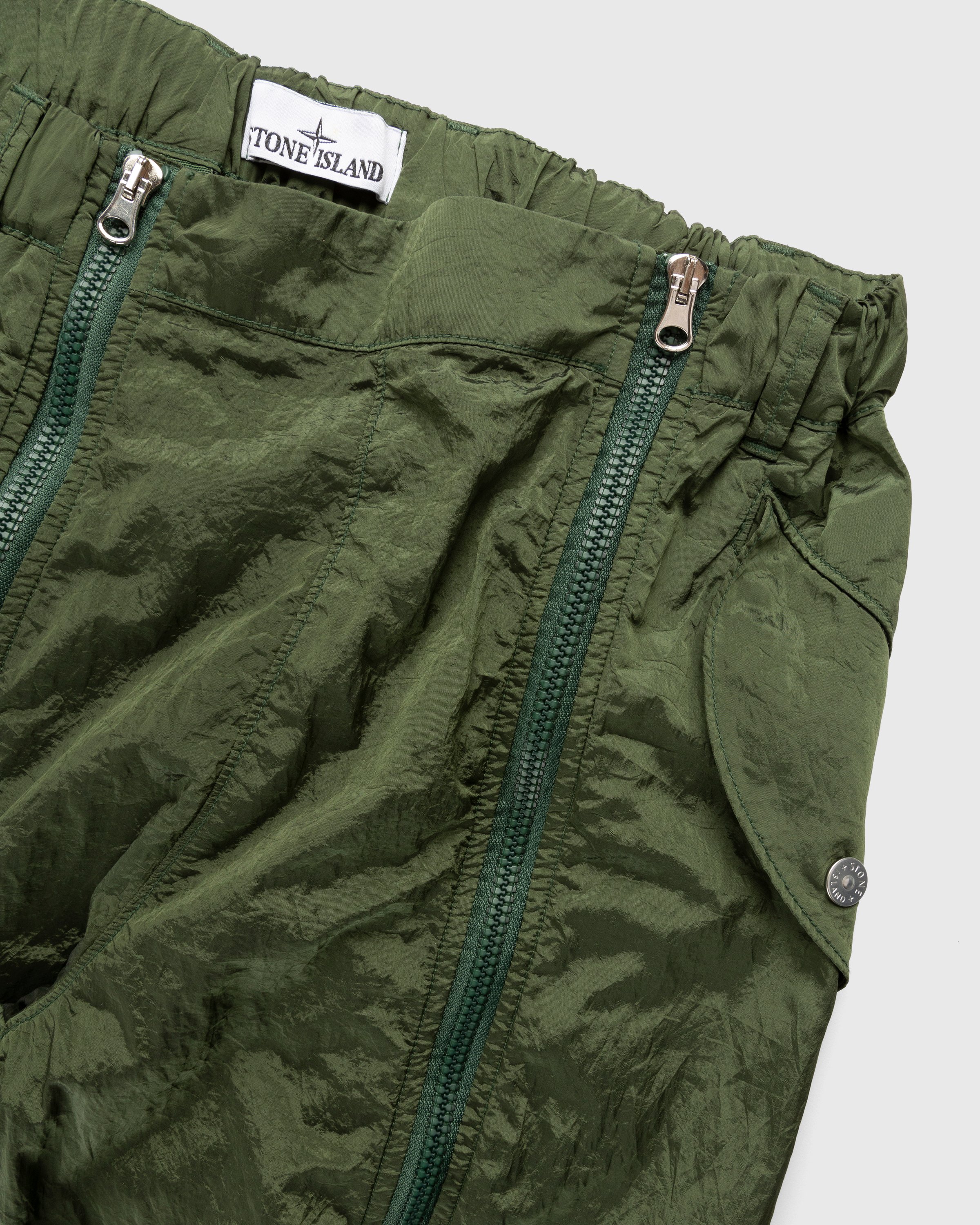 Stone Island - Nylon Metal Cargo Pants Olive - Clothing - Green - Image 3