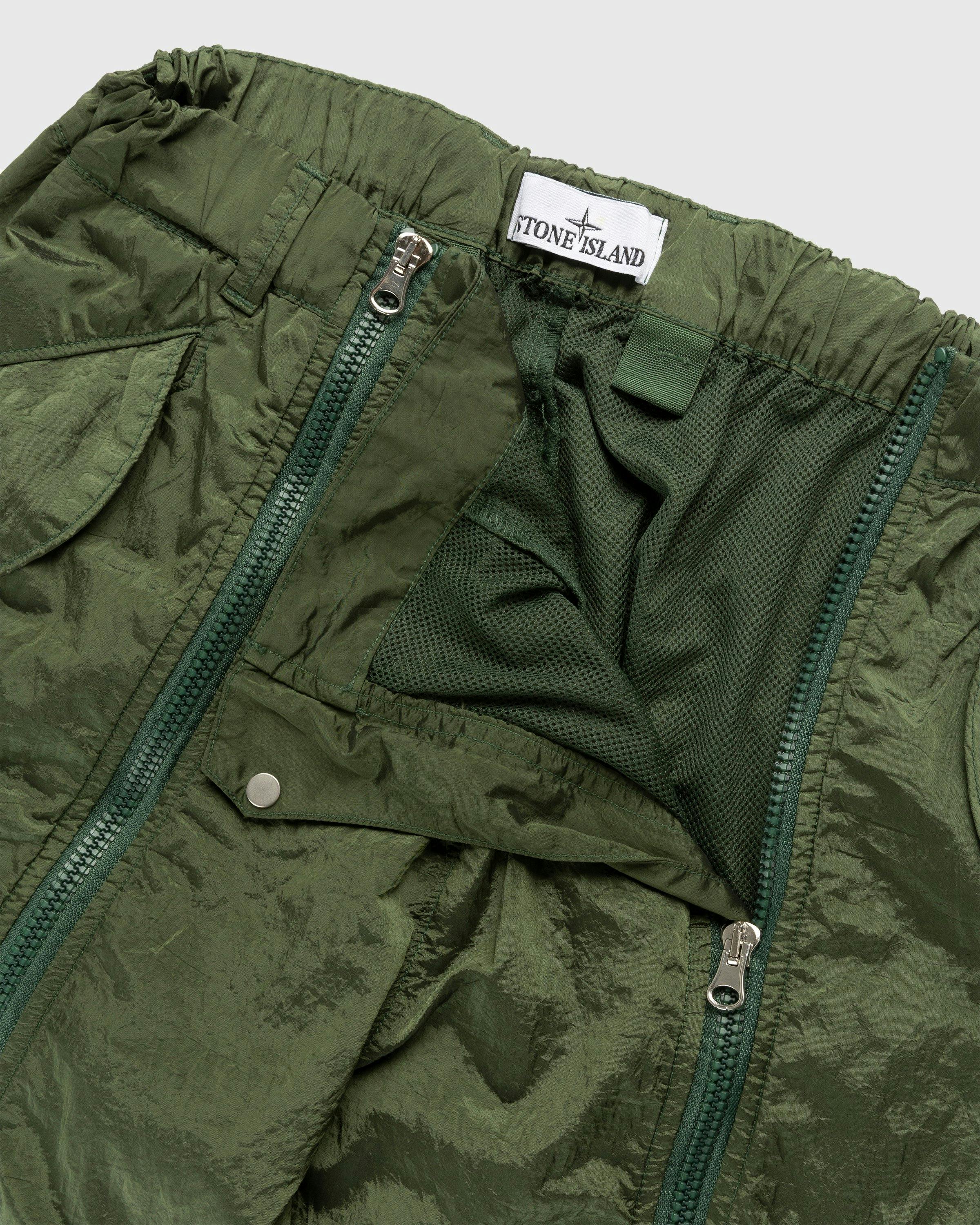 Stone Island - Nylon Metal Cargo Pants Olive - Clothing - Green - Image 4