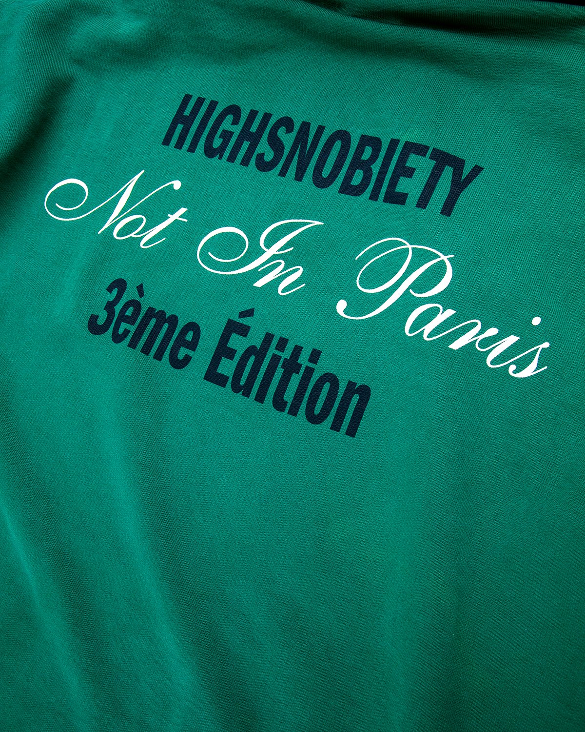 Highsnobiety - Not In Paris 3 Hoodie Green - Clothing - Green - Image 4