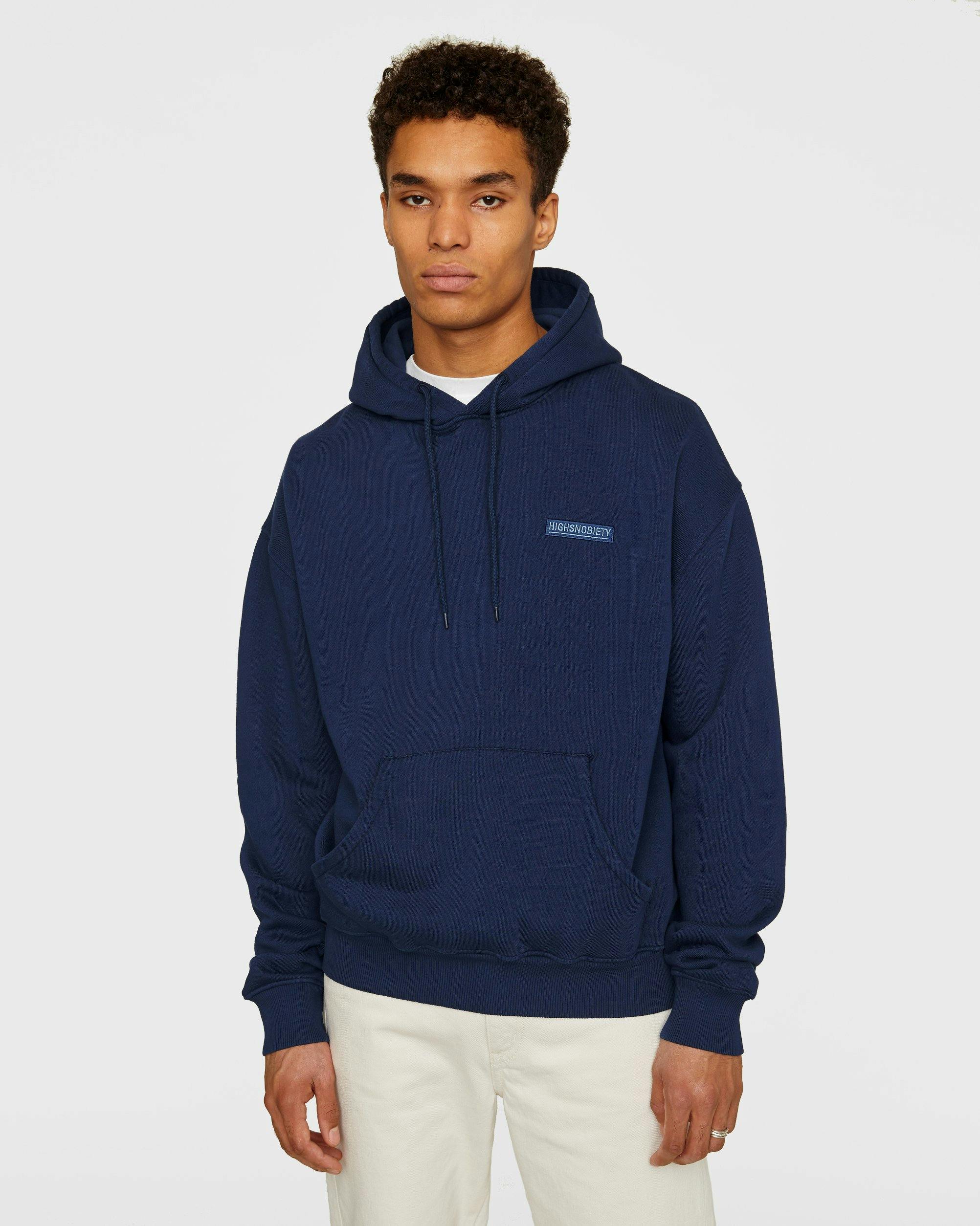 Highsnobiety - Staples Hoodie Navy - Clothing - Blue - Image 2