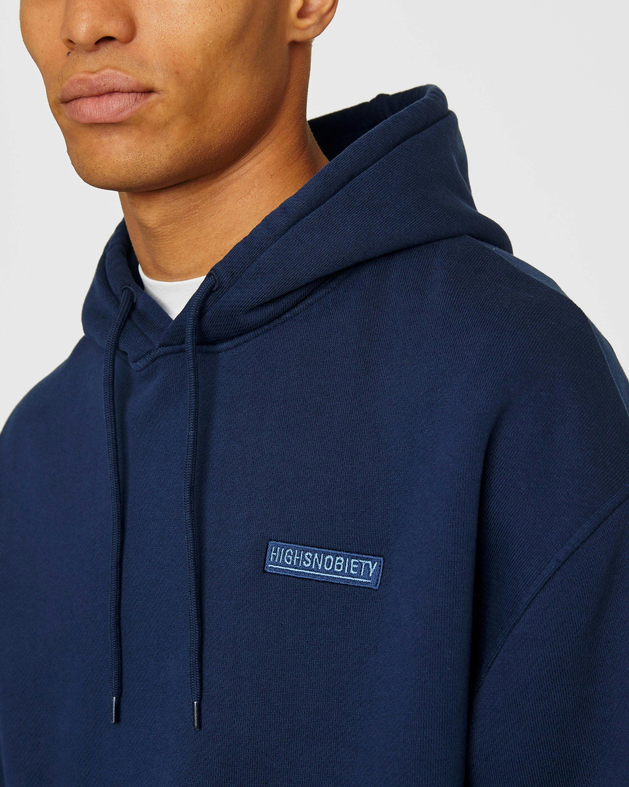 Highsnobiety - Staples Hoodie Navy - Clothing - Blue - Image 5