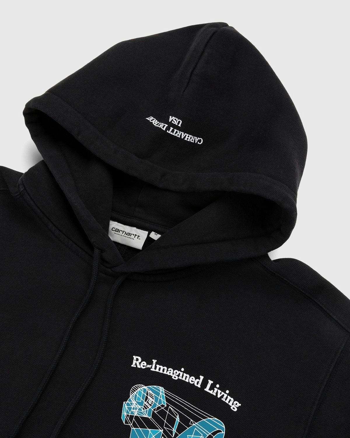 Carhartt WIP - Hooded Living Sweat Black - Clothing - Black - Image 7