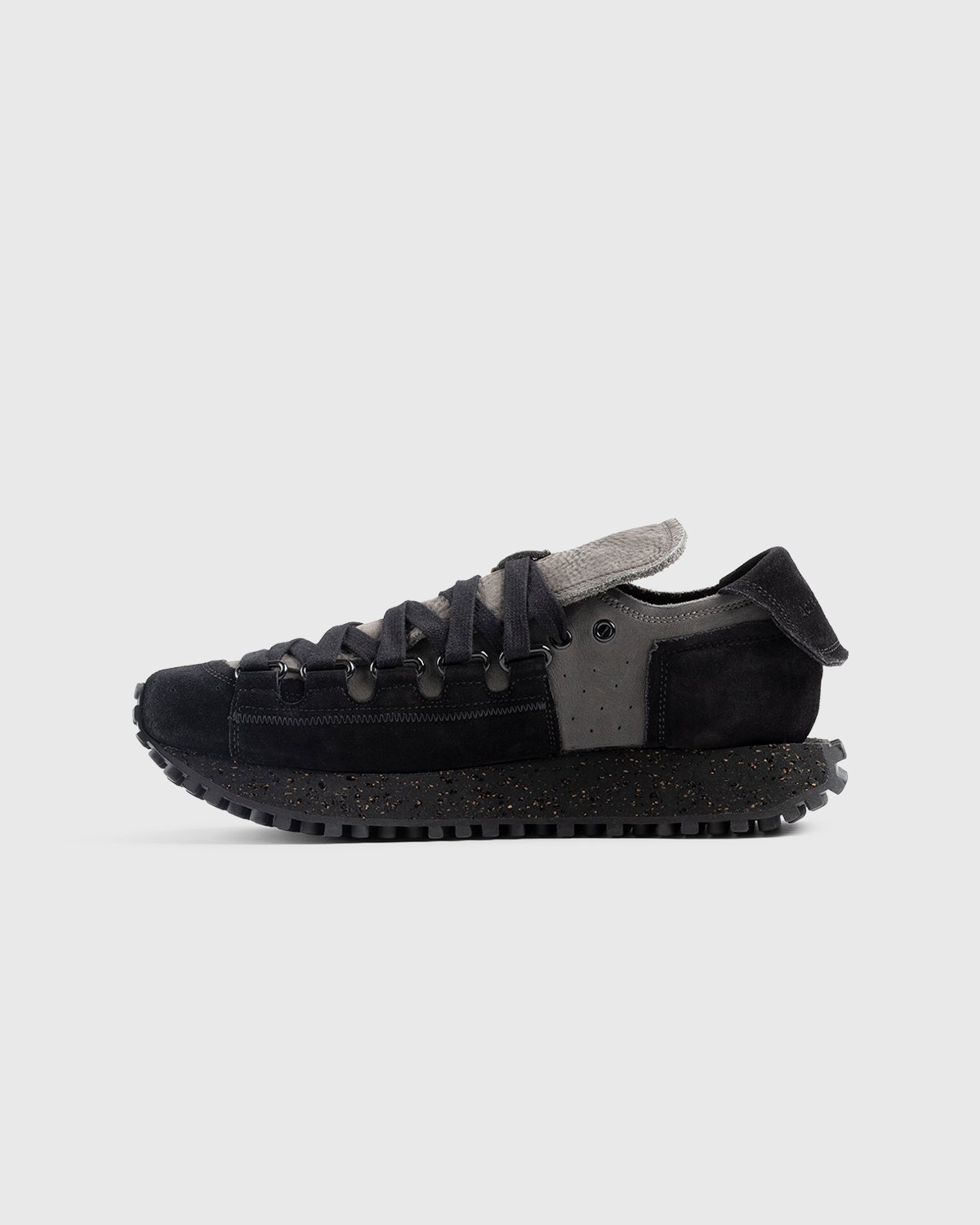 Acne Studios - Nofo Lace-Up Sneakers Grey/Black - Footwear - Black - Image 2