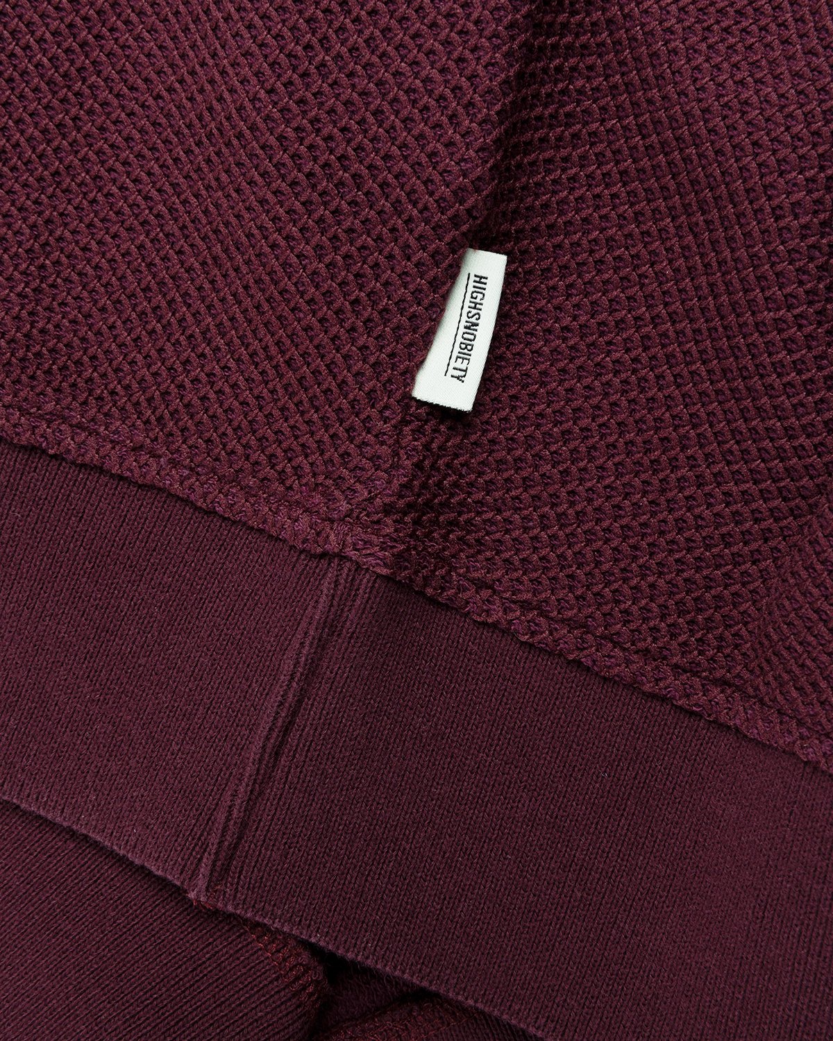 Highsnobiety - Knit Short-Sleeve Polo Bordeaux - Clothing - Brown - Image 4