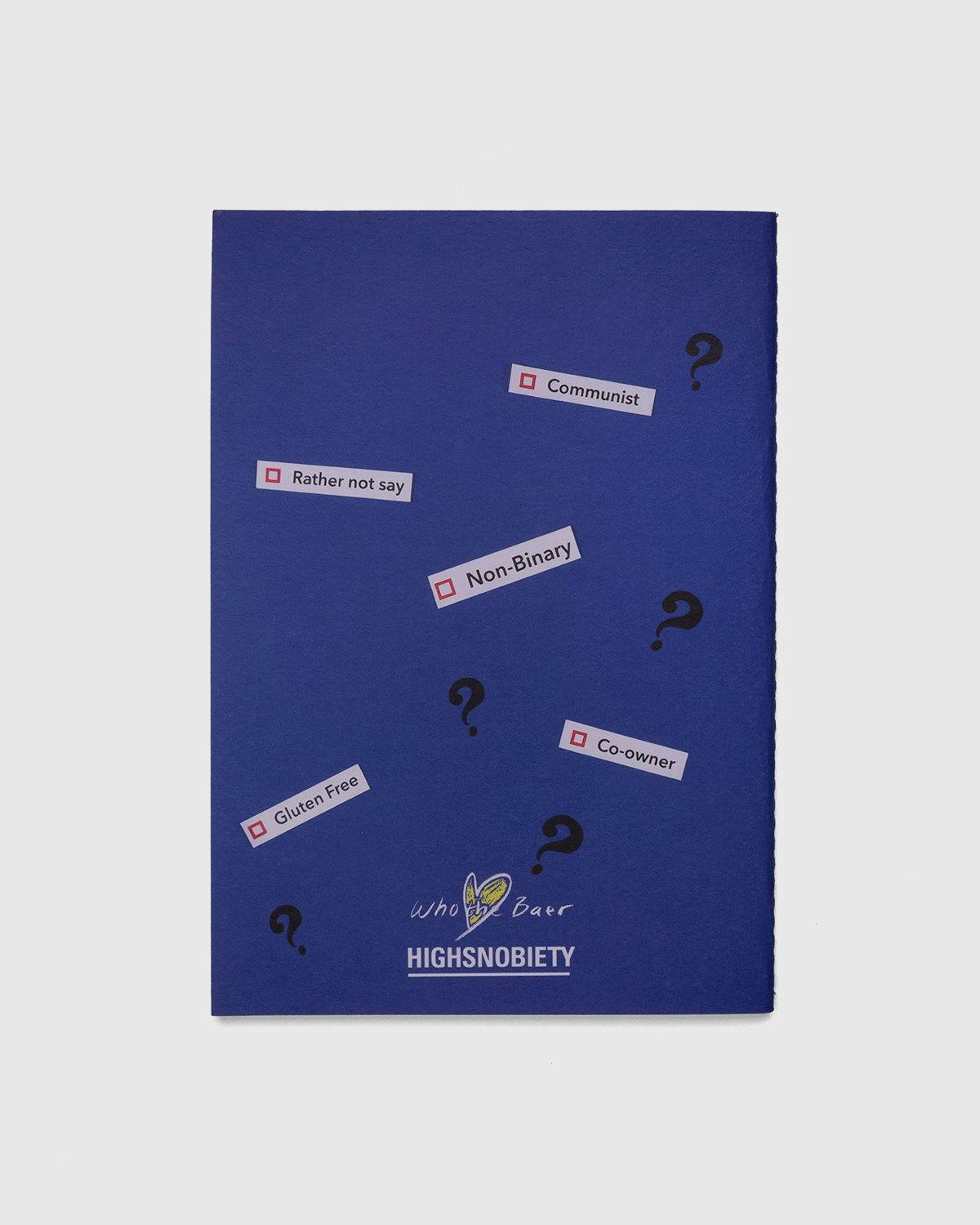 Simon Fujiwara x Highsnobiety - Who The Baer Notebook - Lifestyle - Blue - Image 2