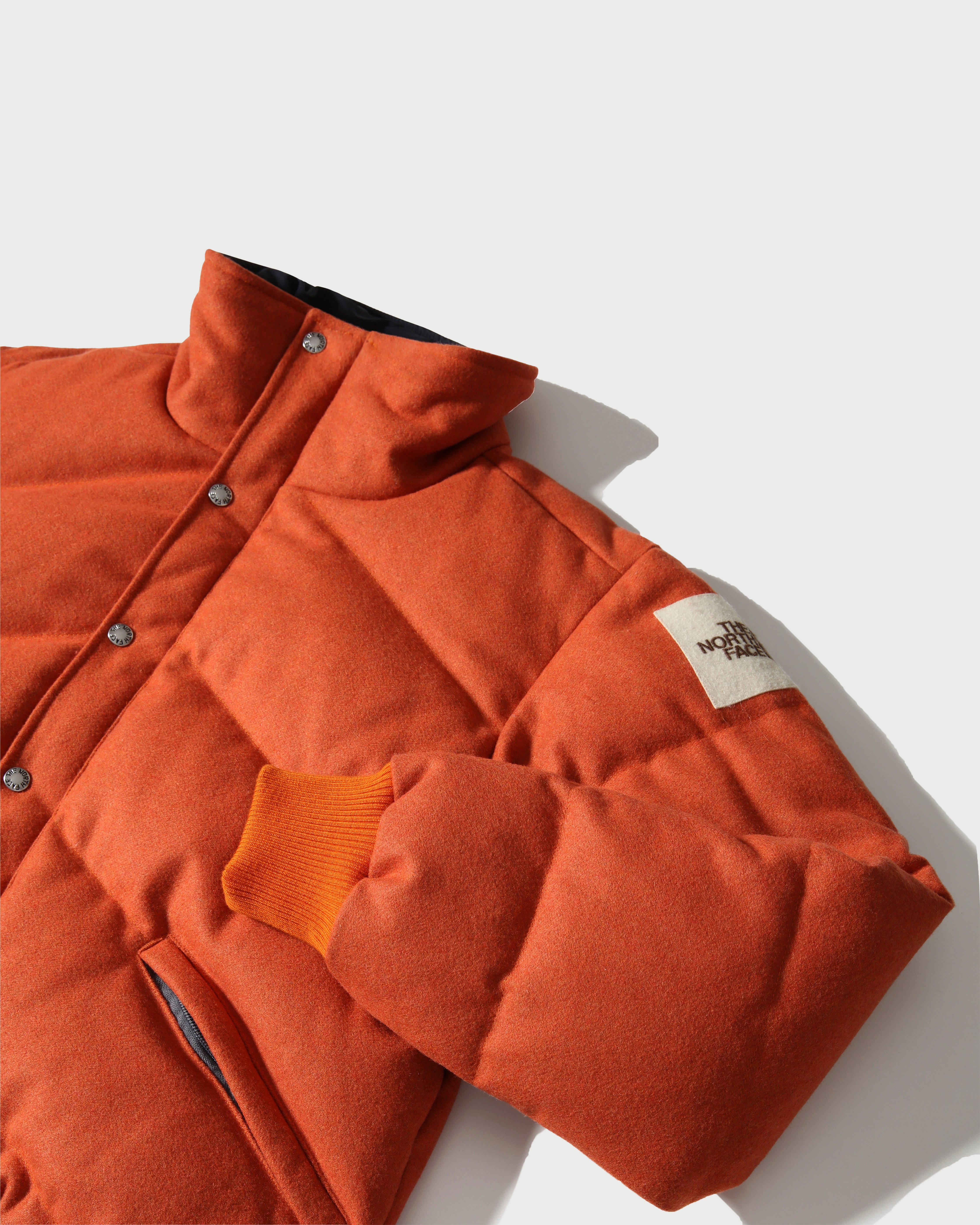 The North Face - Brown Label Larkspur Wool Down Jacket Heritage Orange Men - Clothing - Orange - Image 3