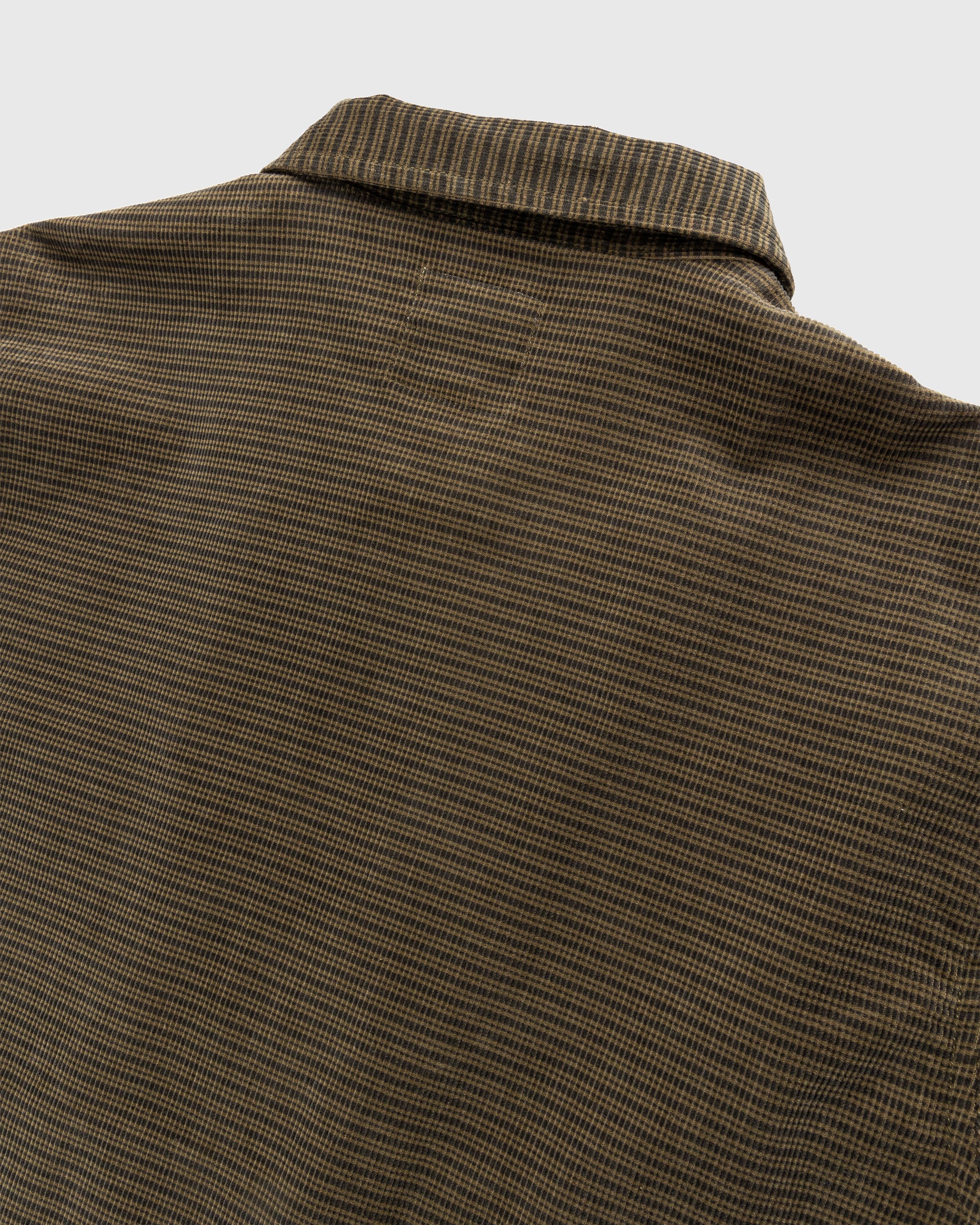 Gramicci - Grid Cord Zip Shirt Olive - Clothing - Green - Image 4