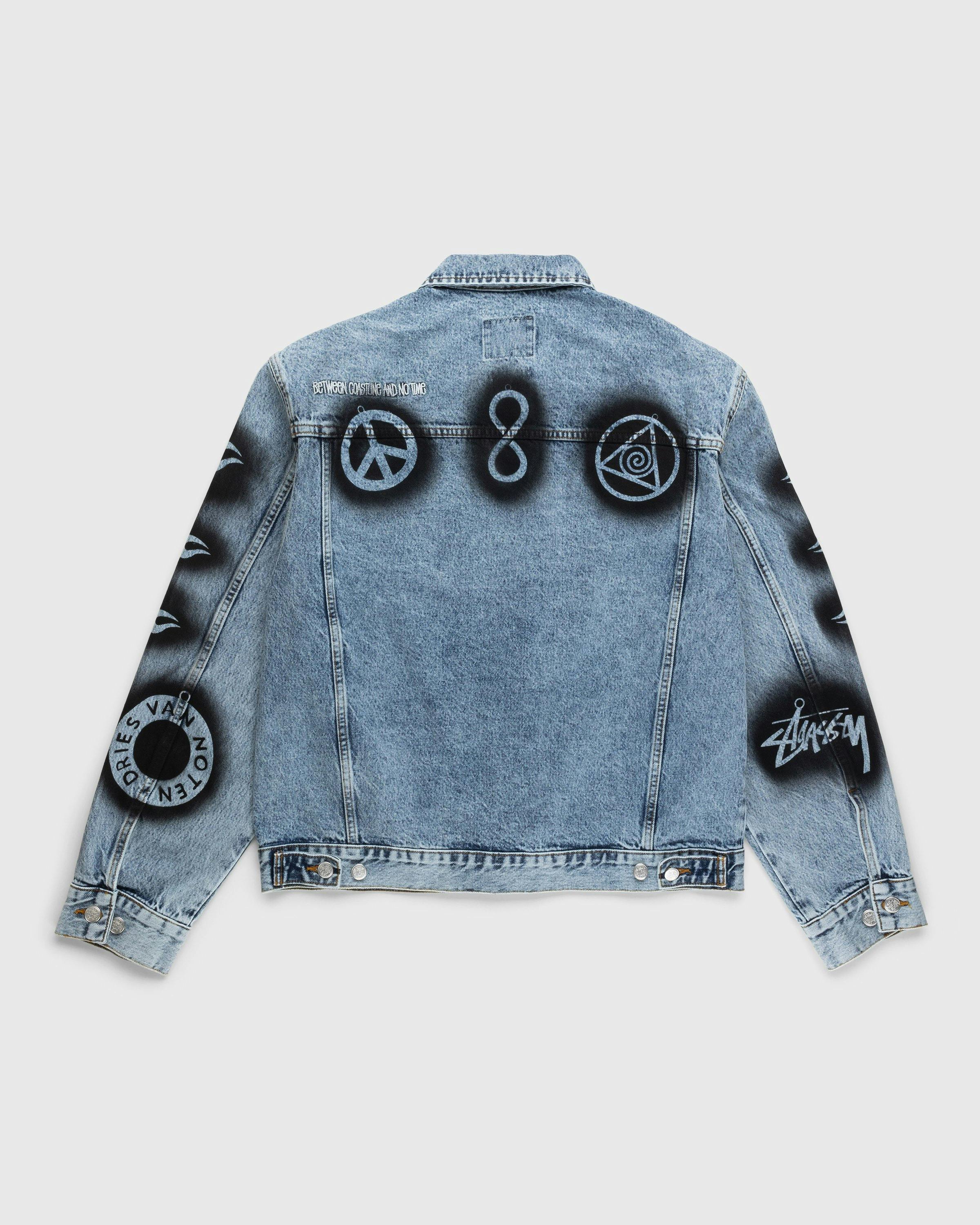 Stüssy x Dries van Noten - Stencil Denim Jacket - Clothing - Black - Image 2