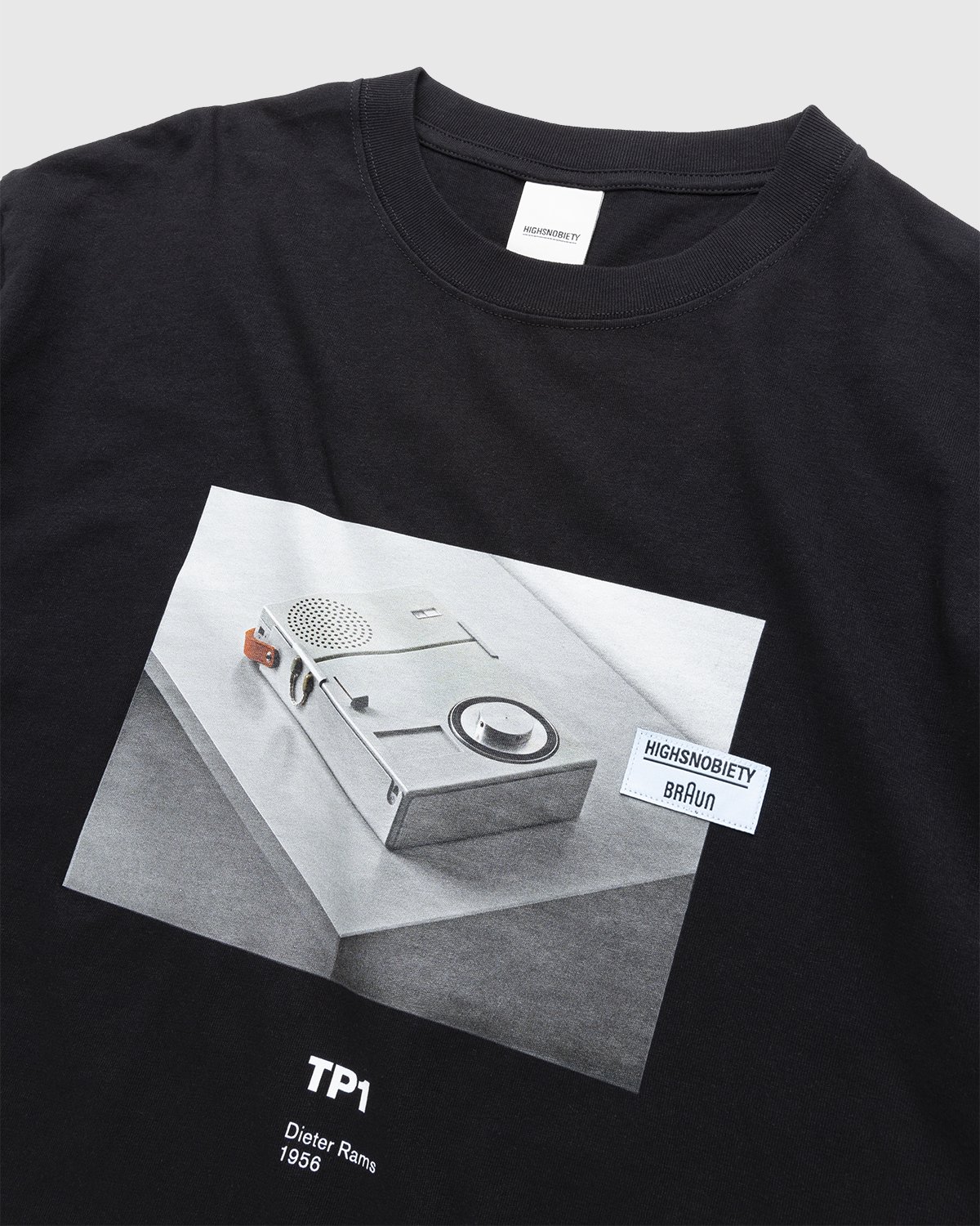 BRAUN x Highsnobiety - TP1 T-Shirt Black - Clothing - Black - Image 3