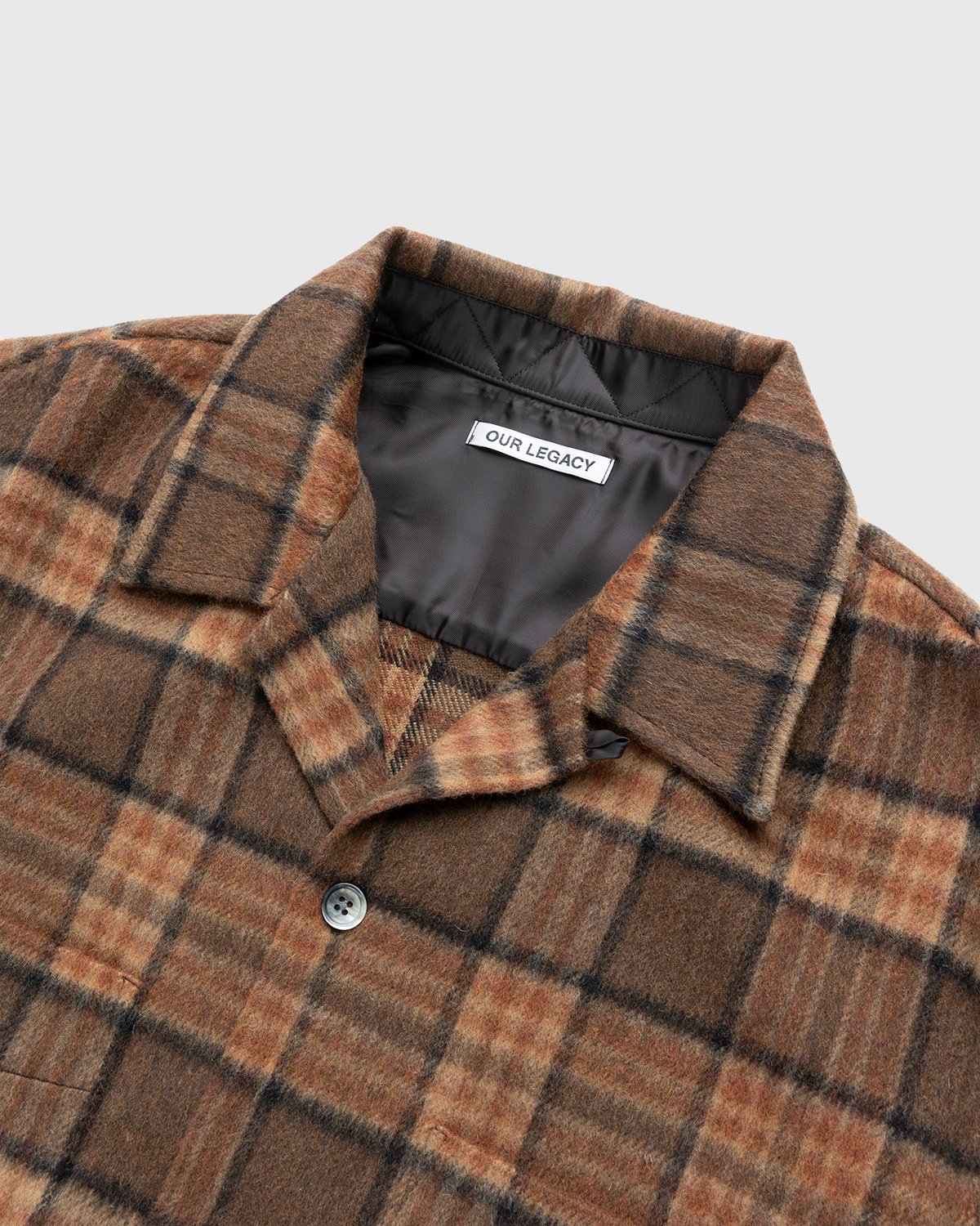 Our Legacy - Heusen Shirt Fox Brown Check - Clothing - Brown - Image 3