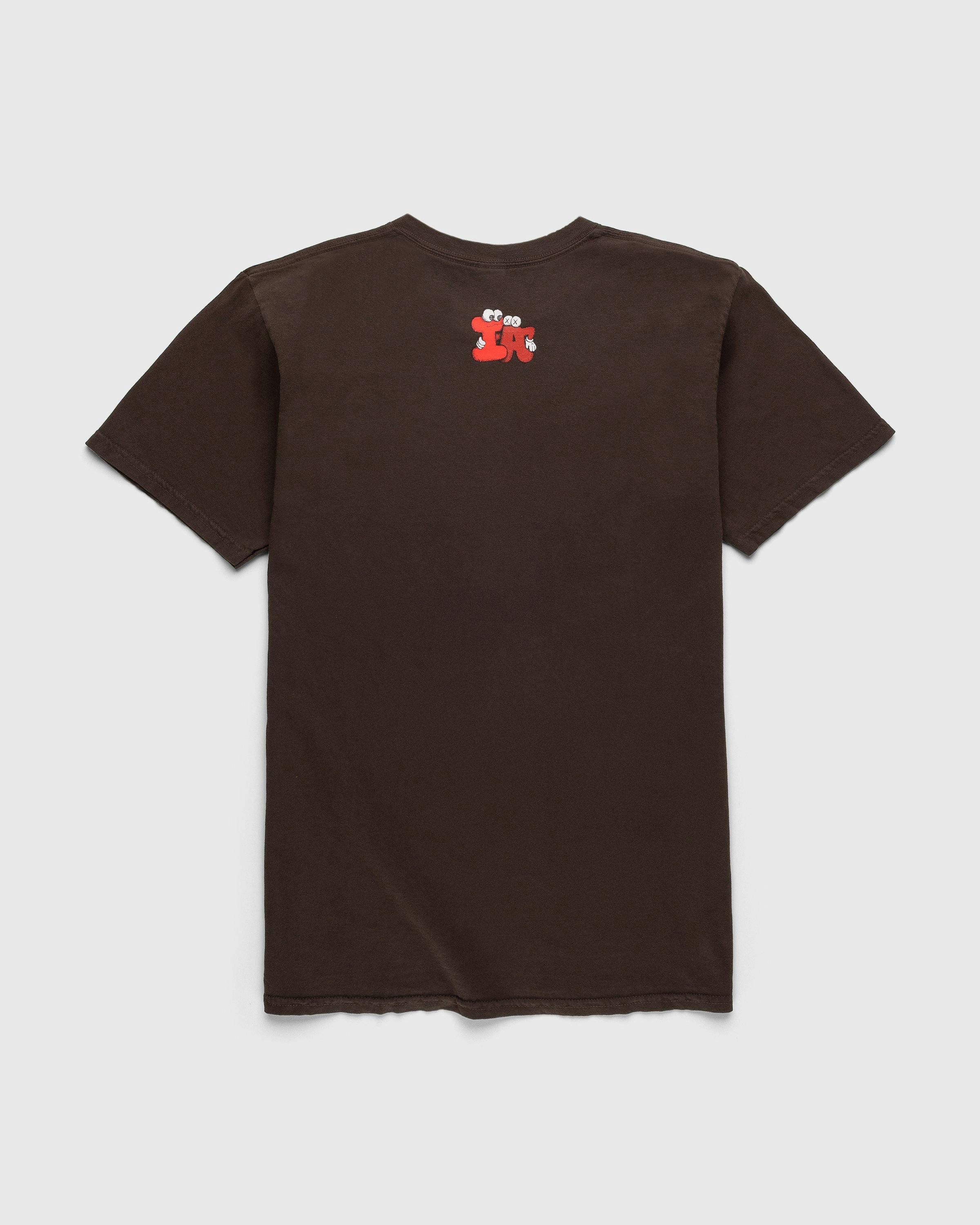 Infinite Archives x KAWS x Rebuild Foundation - Rebuild T-Shirt Brown - Clothing - Brown - Image 2
