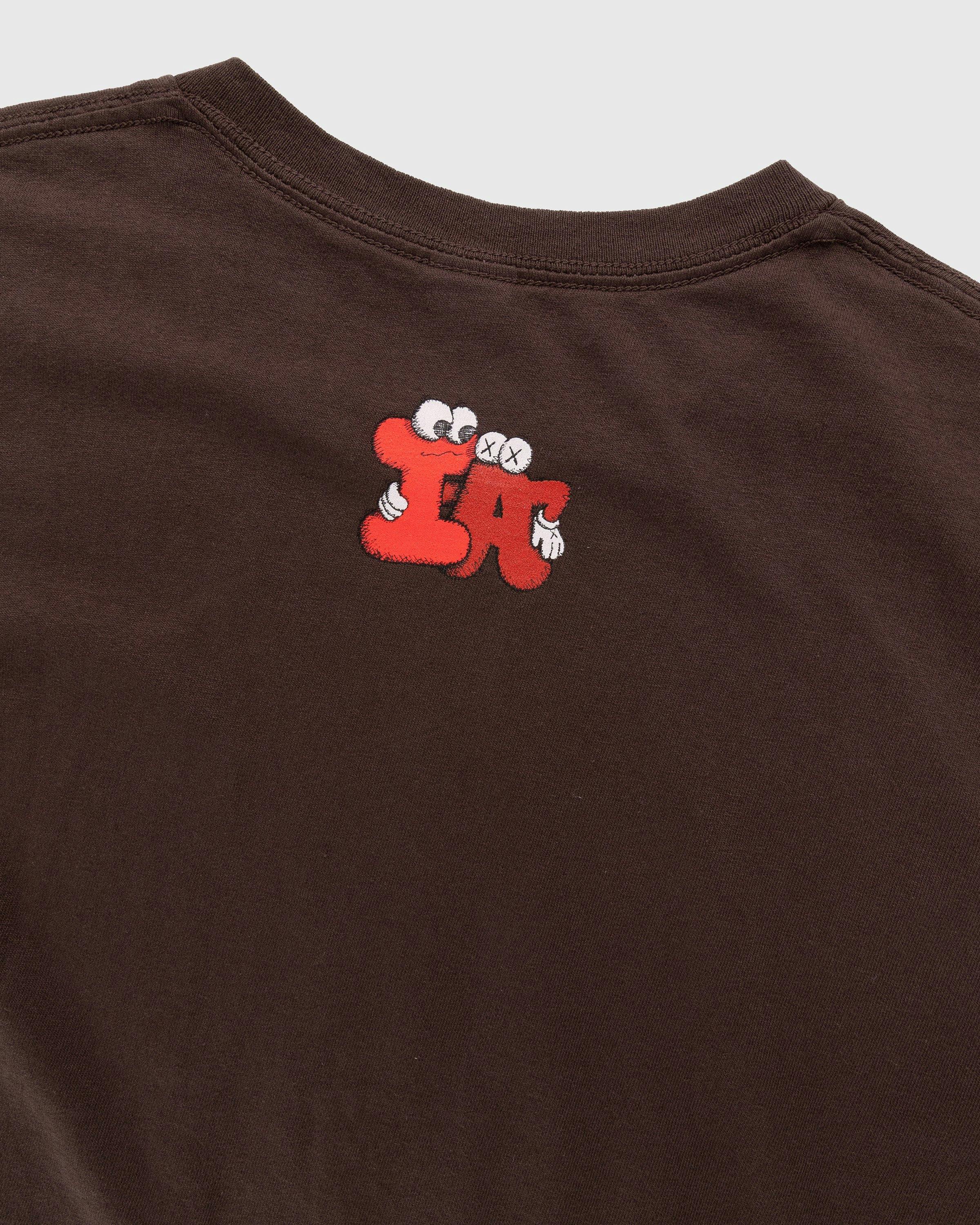 Infinite Archives x KAWS x Rebuild Foundation - Rebuild T-Shirt Brown - Clothing - Brown - Image 4