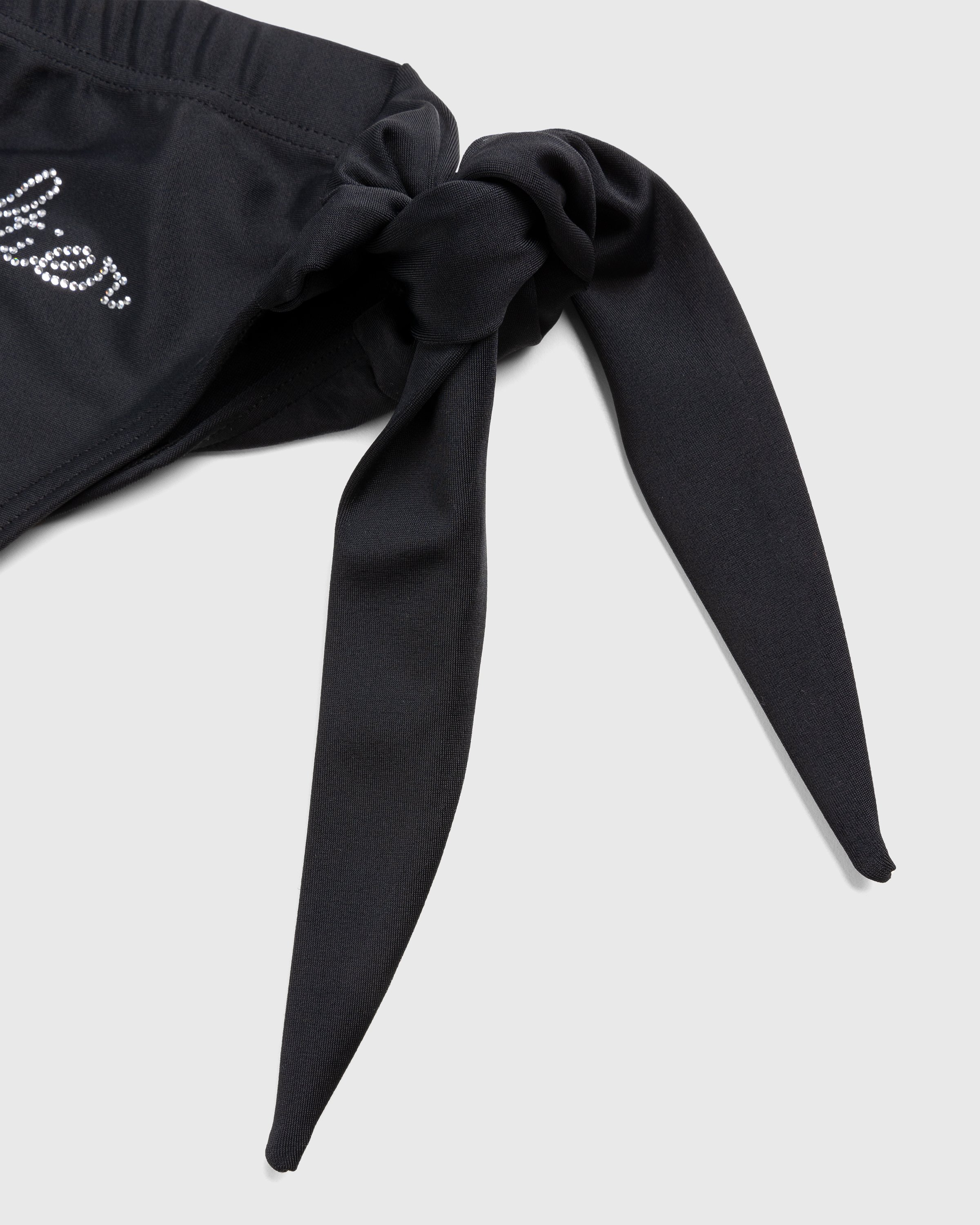 Jean Paul Gaultier - Rhinestone Logo Bikini Bottom Black - Clothing - Black - Image 3