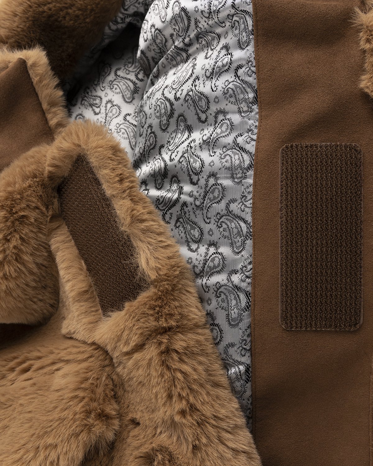 Acne Studios - Boxy Faux Fur Jacket Beige - Clothing - Beige - Image 5