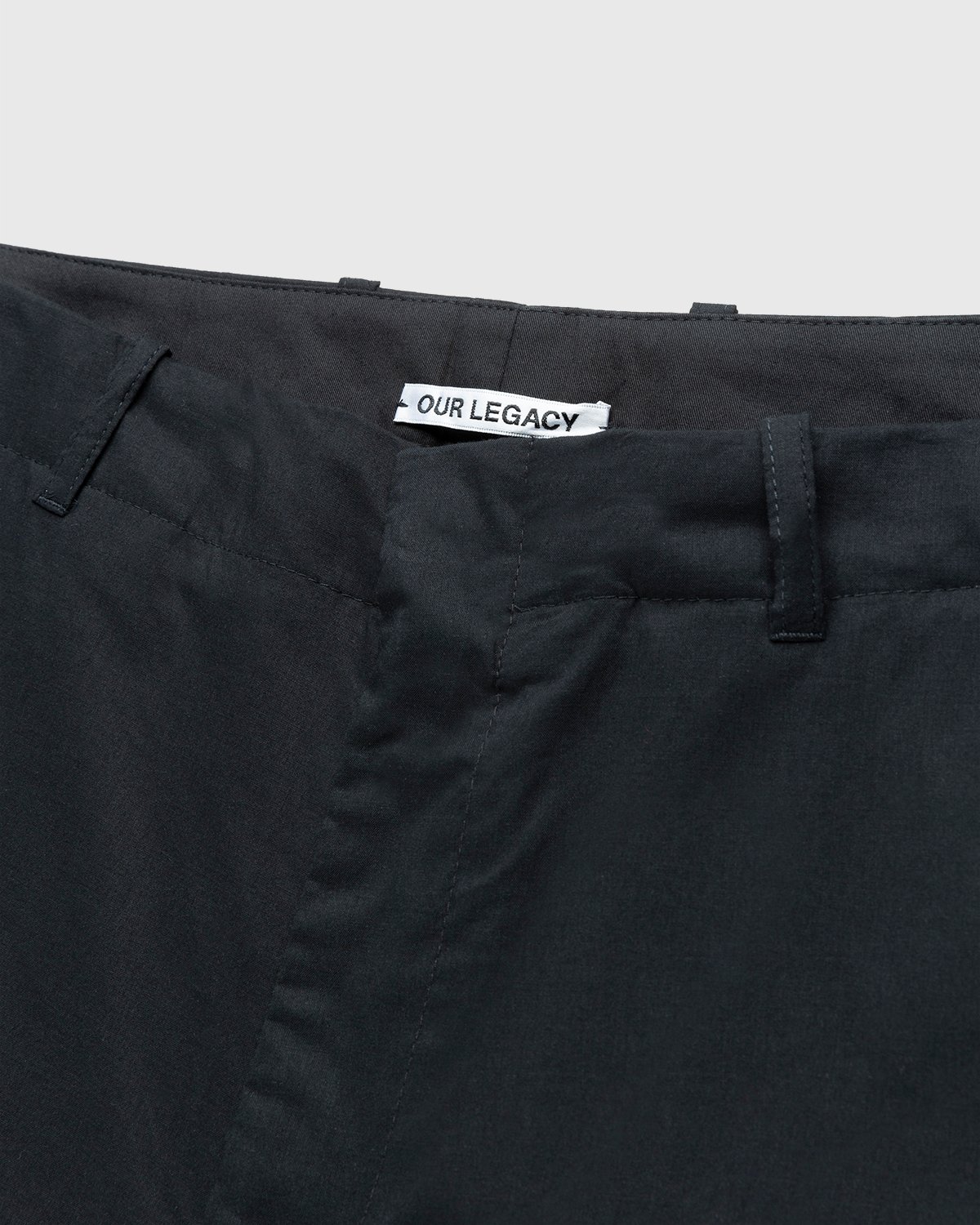 Our Legacy - Borrowed Chino Black Voile - Clothing - Black - Image 3