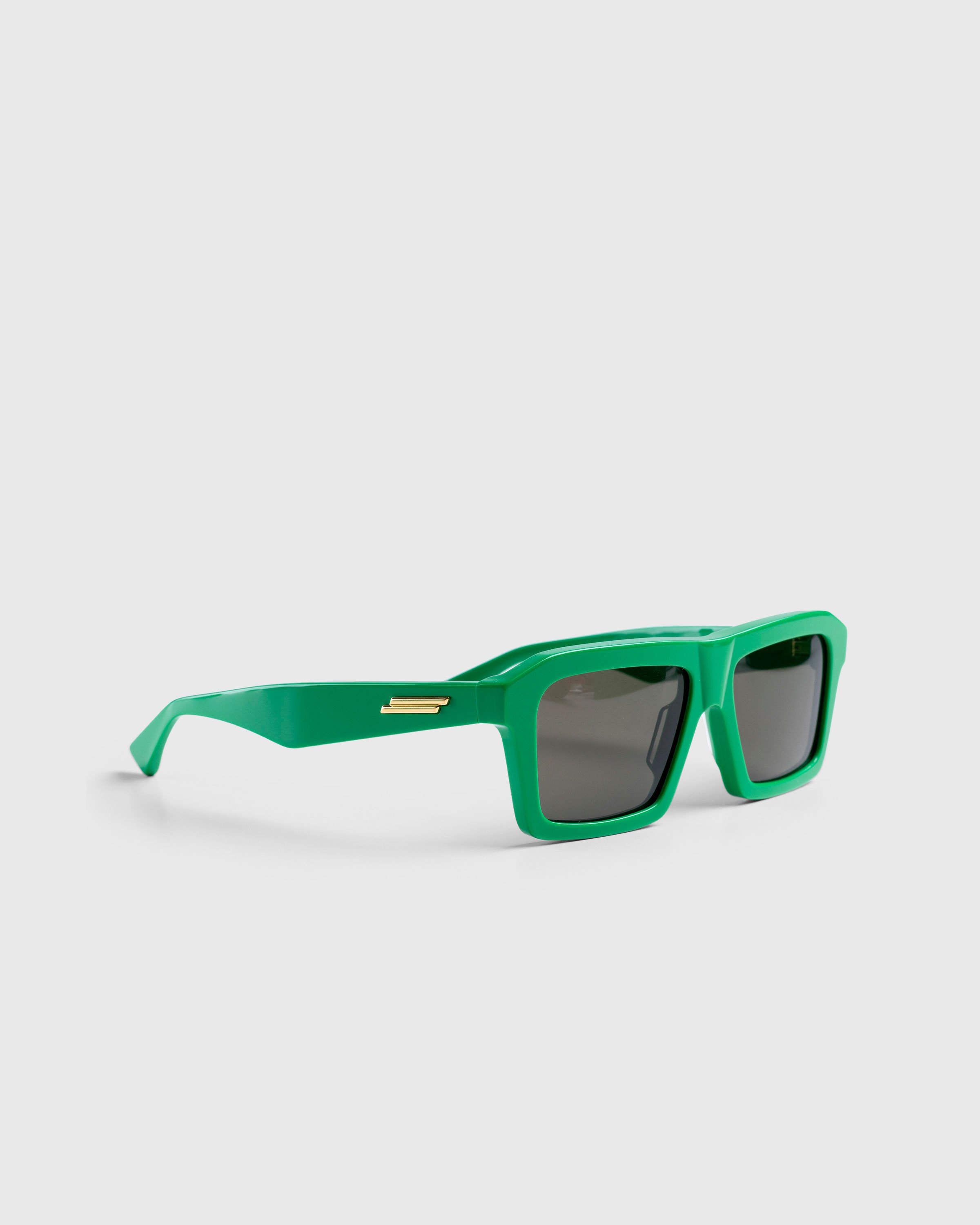 Bottega Veneta - Classic Square Sunglasses Green/Green - Accessories - Green - Image 2